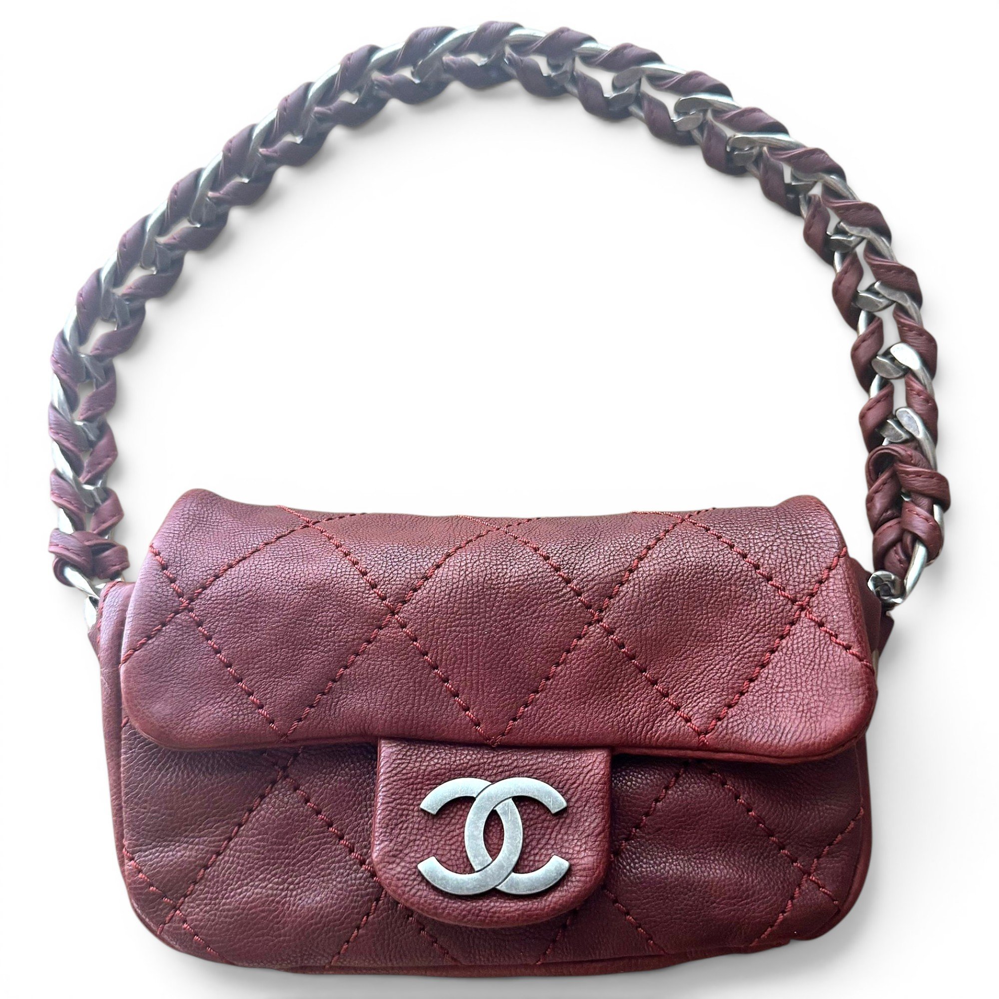 Leather mini bag