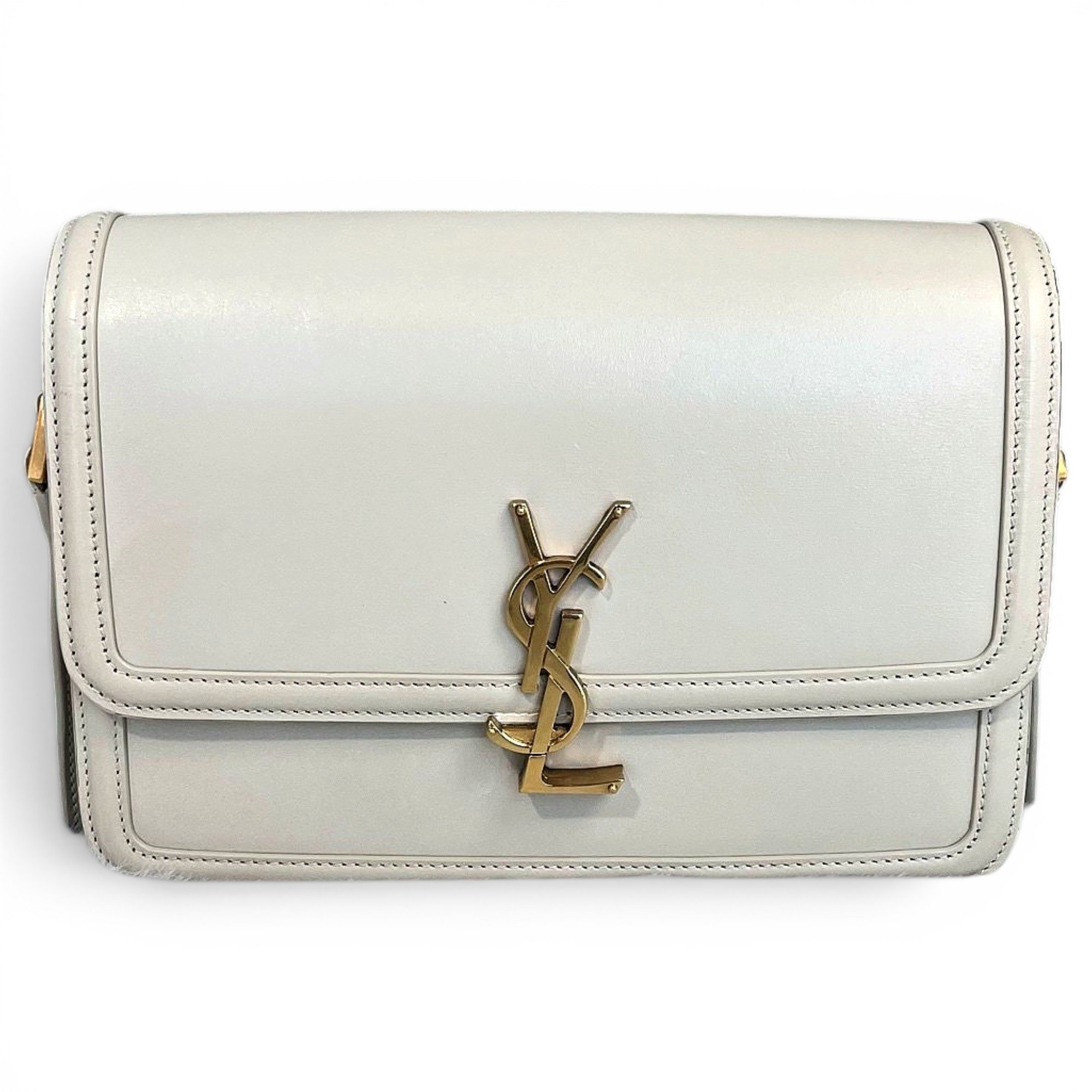 Solférino leather handbag