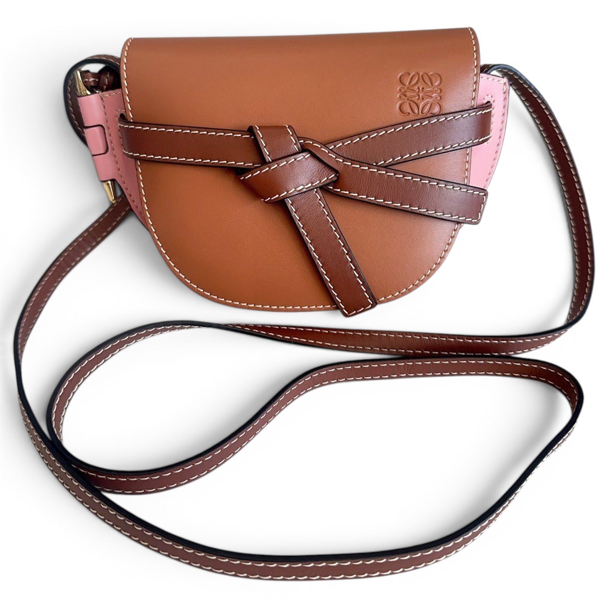 Gate leather handbag
