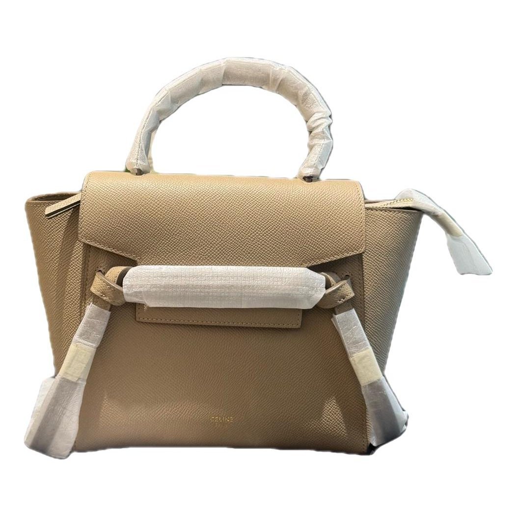 Belt leather handbag