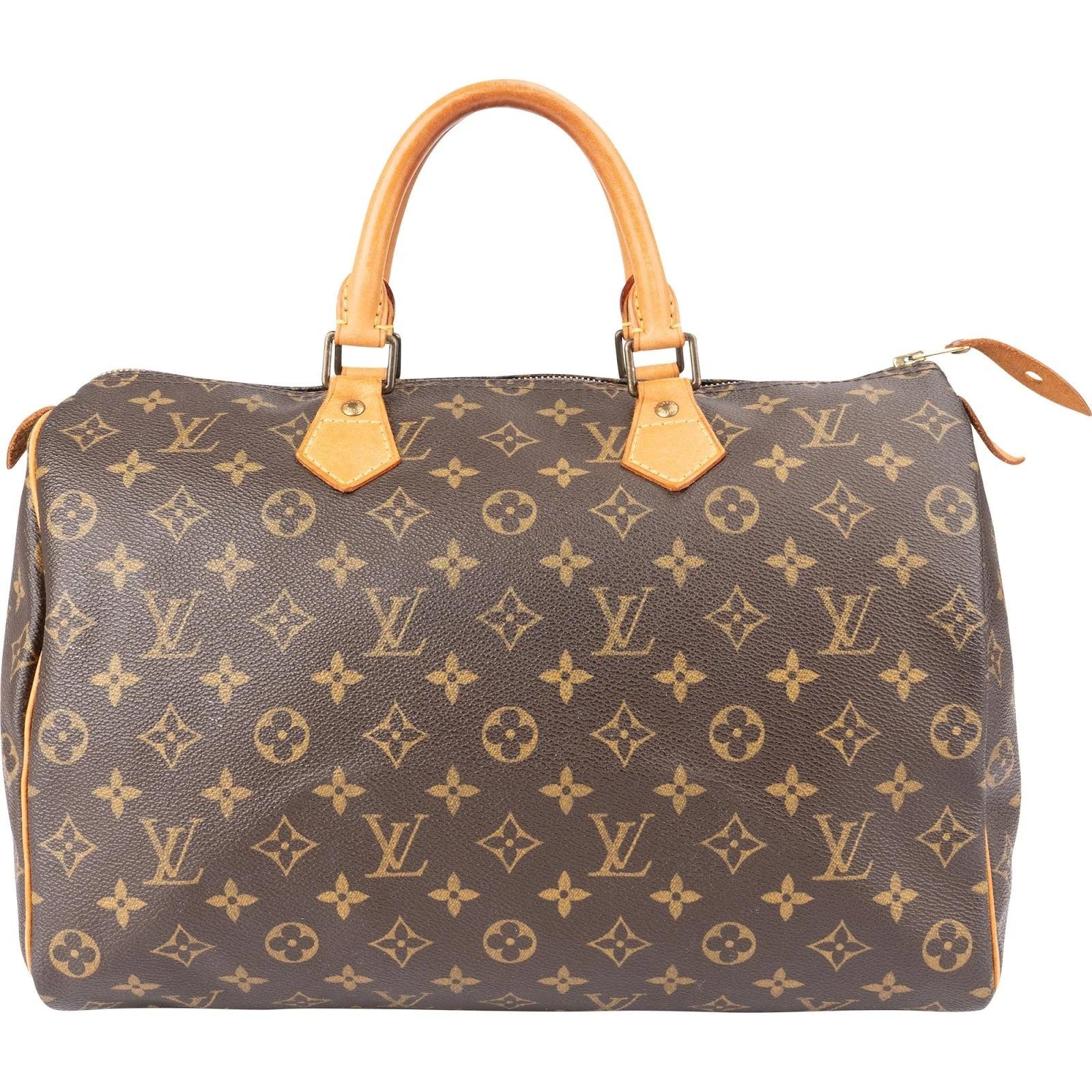 Louis Vuitton Speedy leather handbag