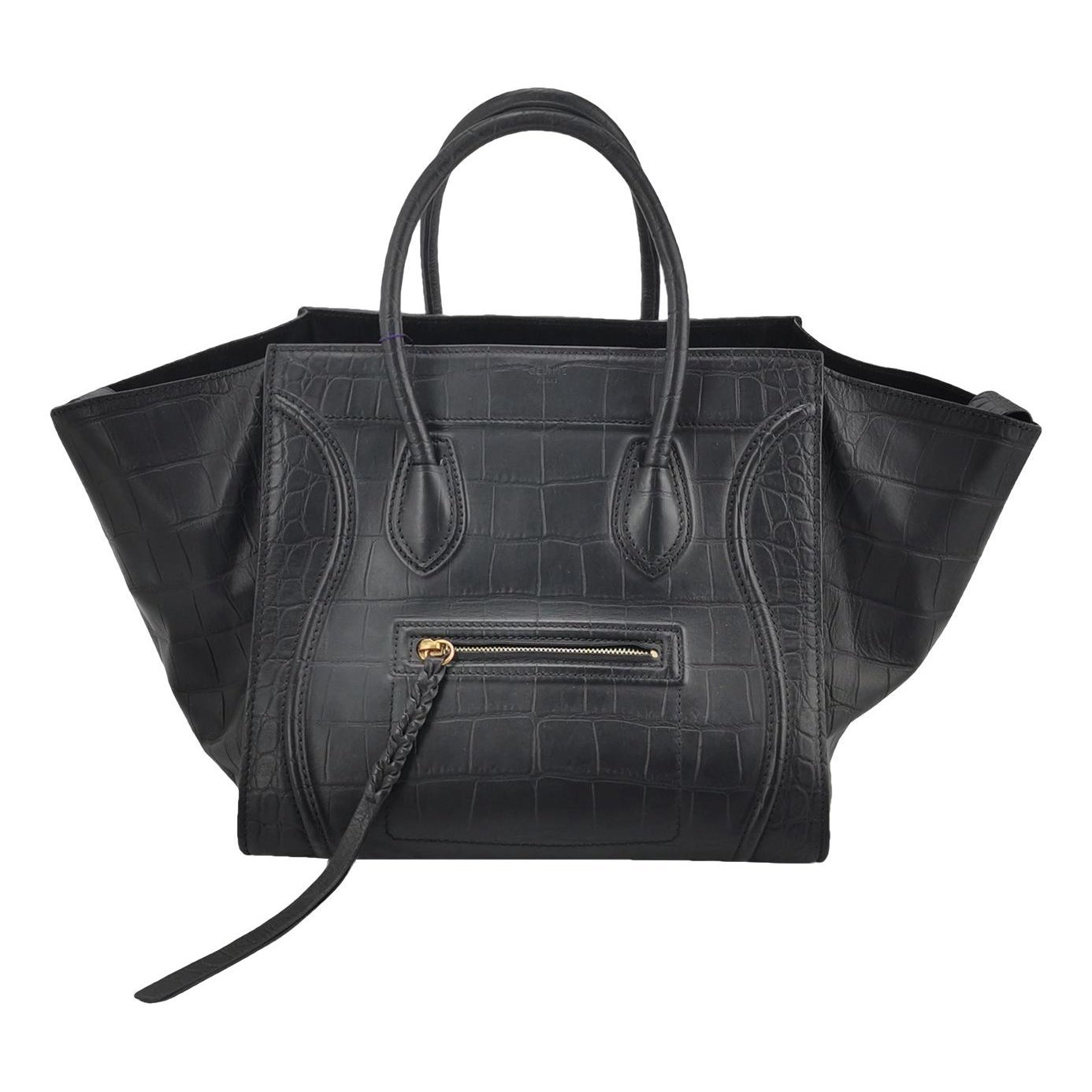Luggage leather handbag