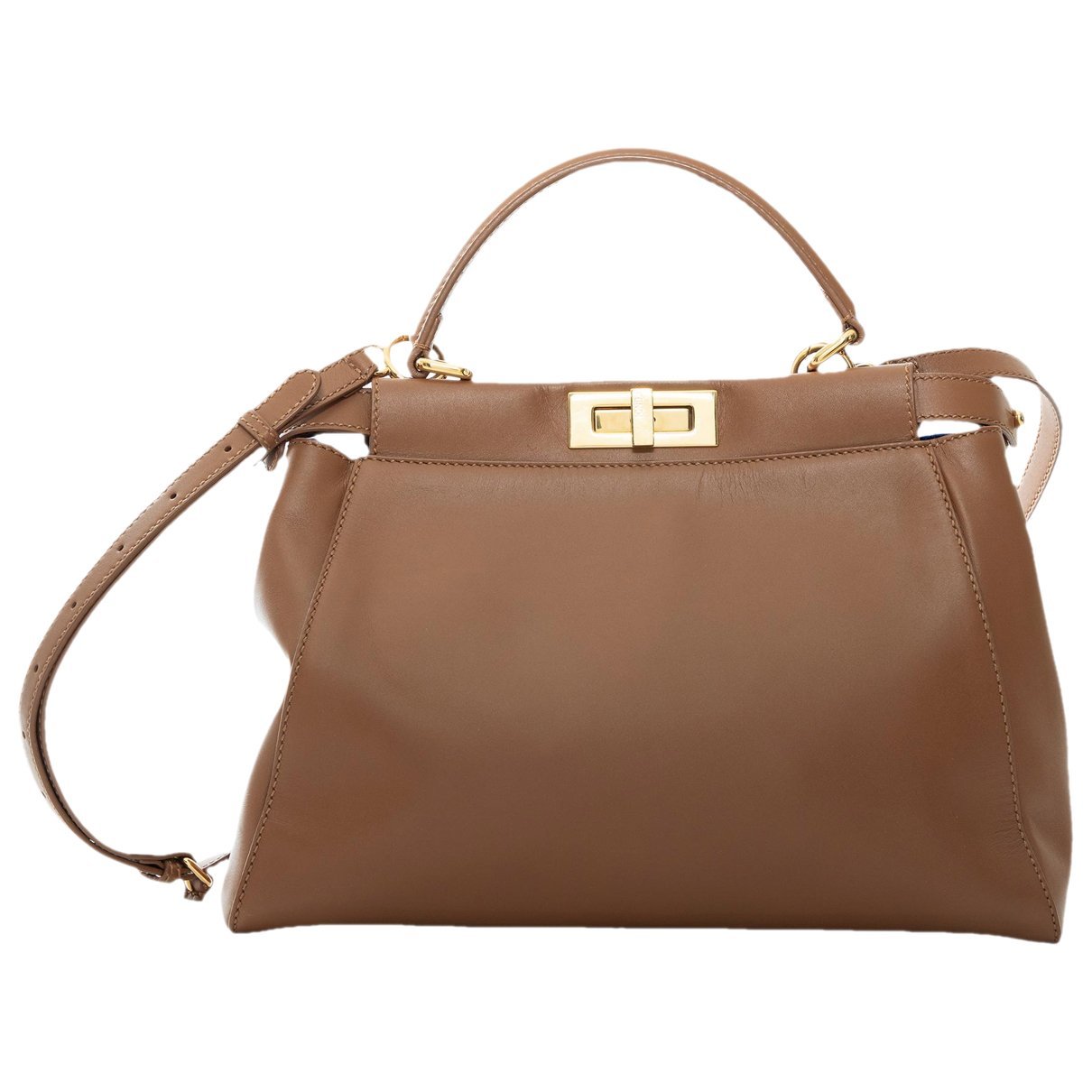Peekaboo leather handbag