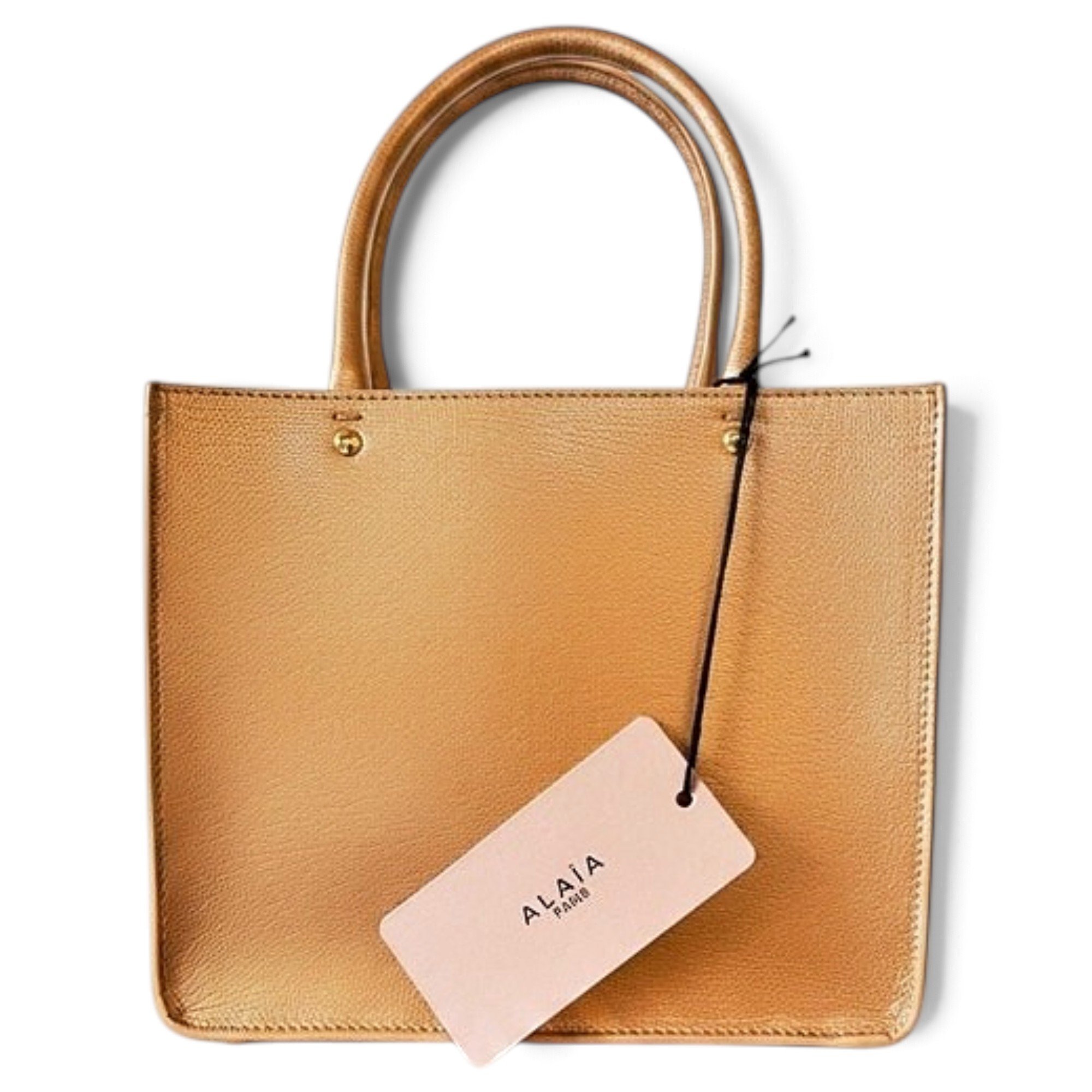 Leather tote