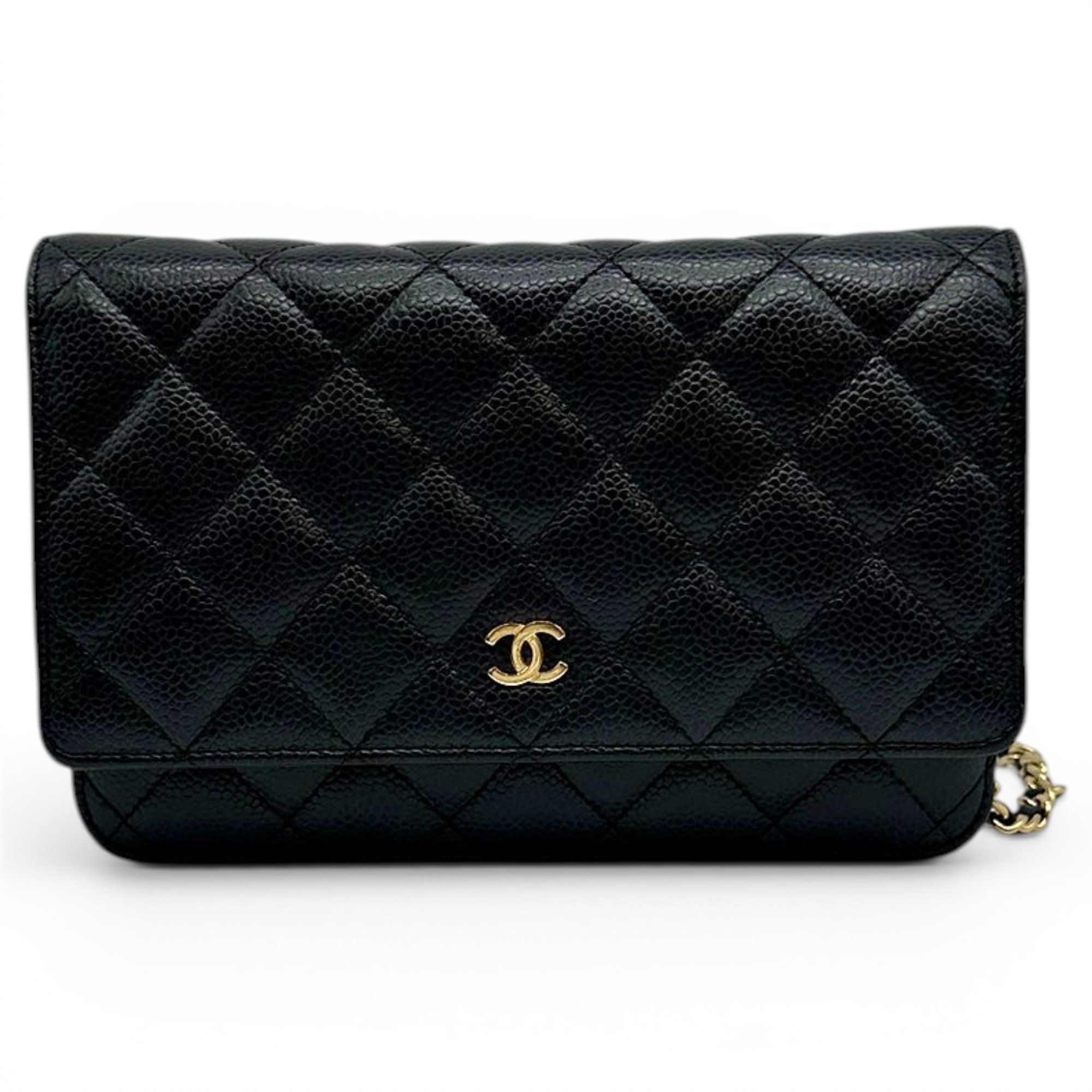 Wallet On Chain Timeless/Classique leather crossbody bag