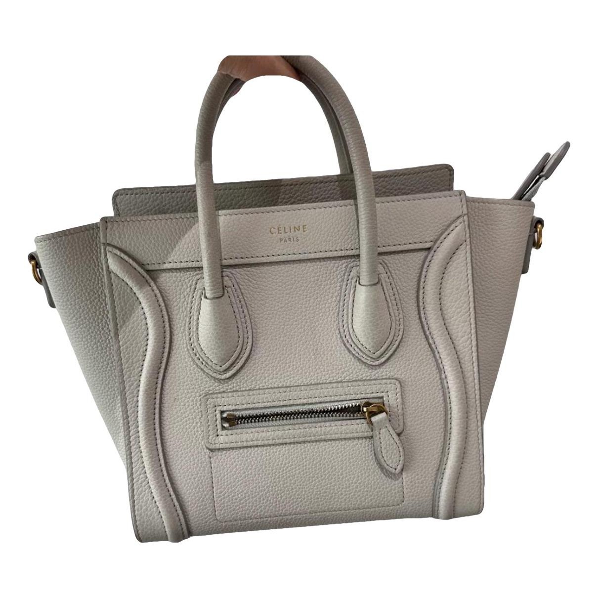 Nano Luggage leather handbag
