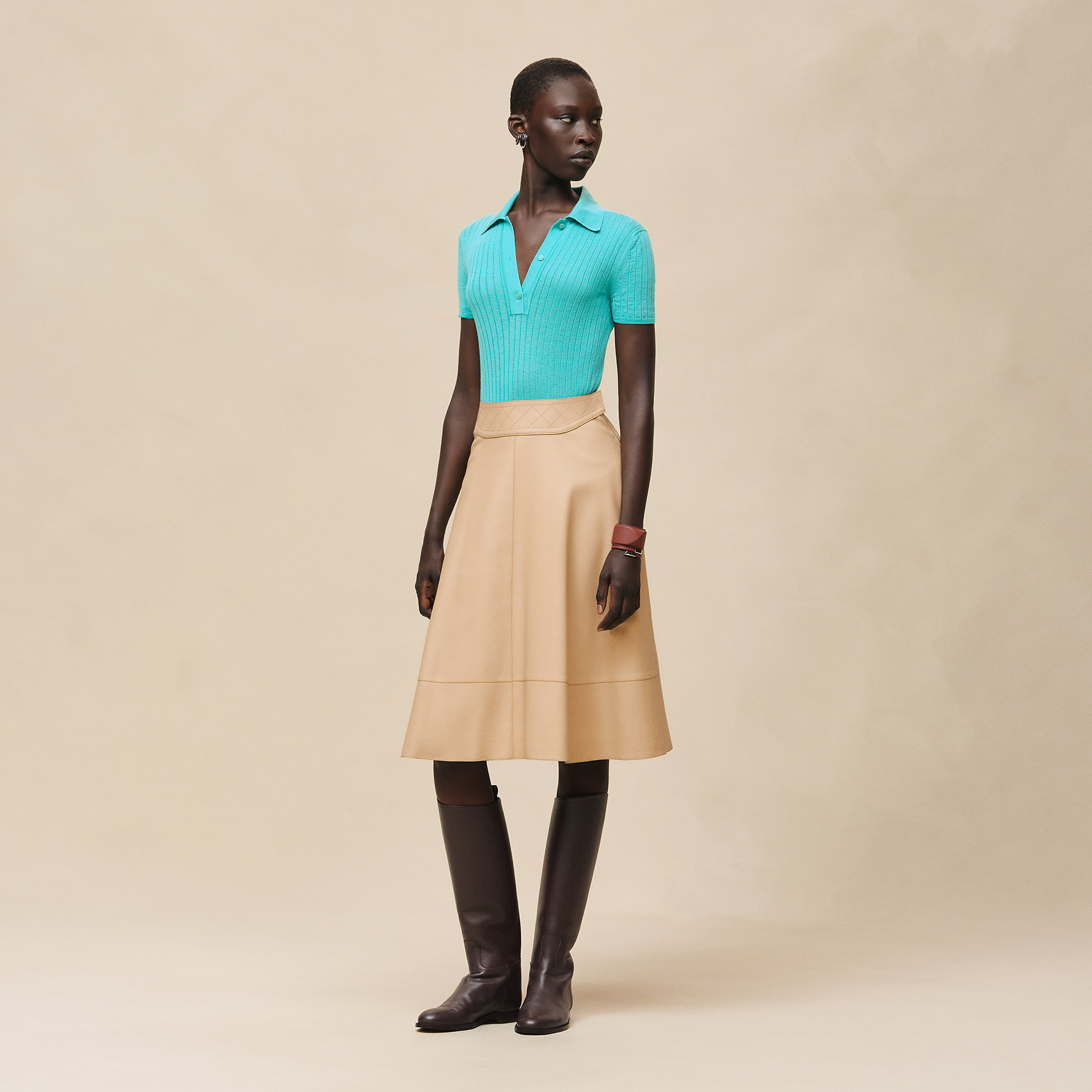 Short-sleeve polo shirt