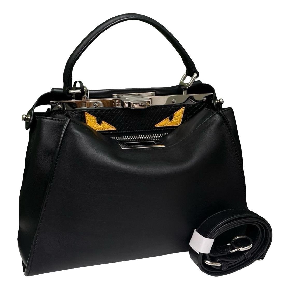 Peekaboo leather handbag