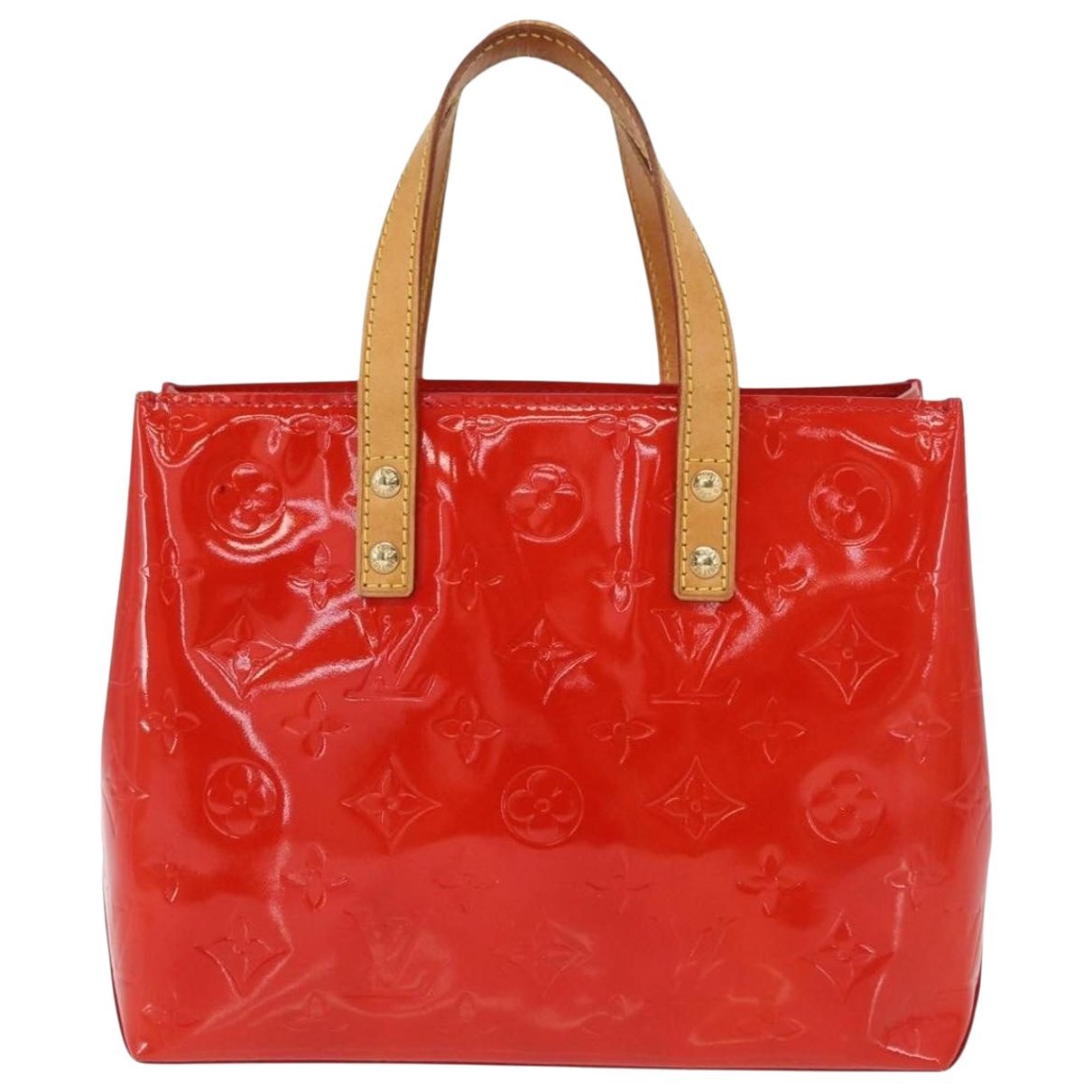 Reade patent leather handbag