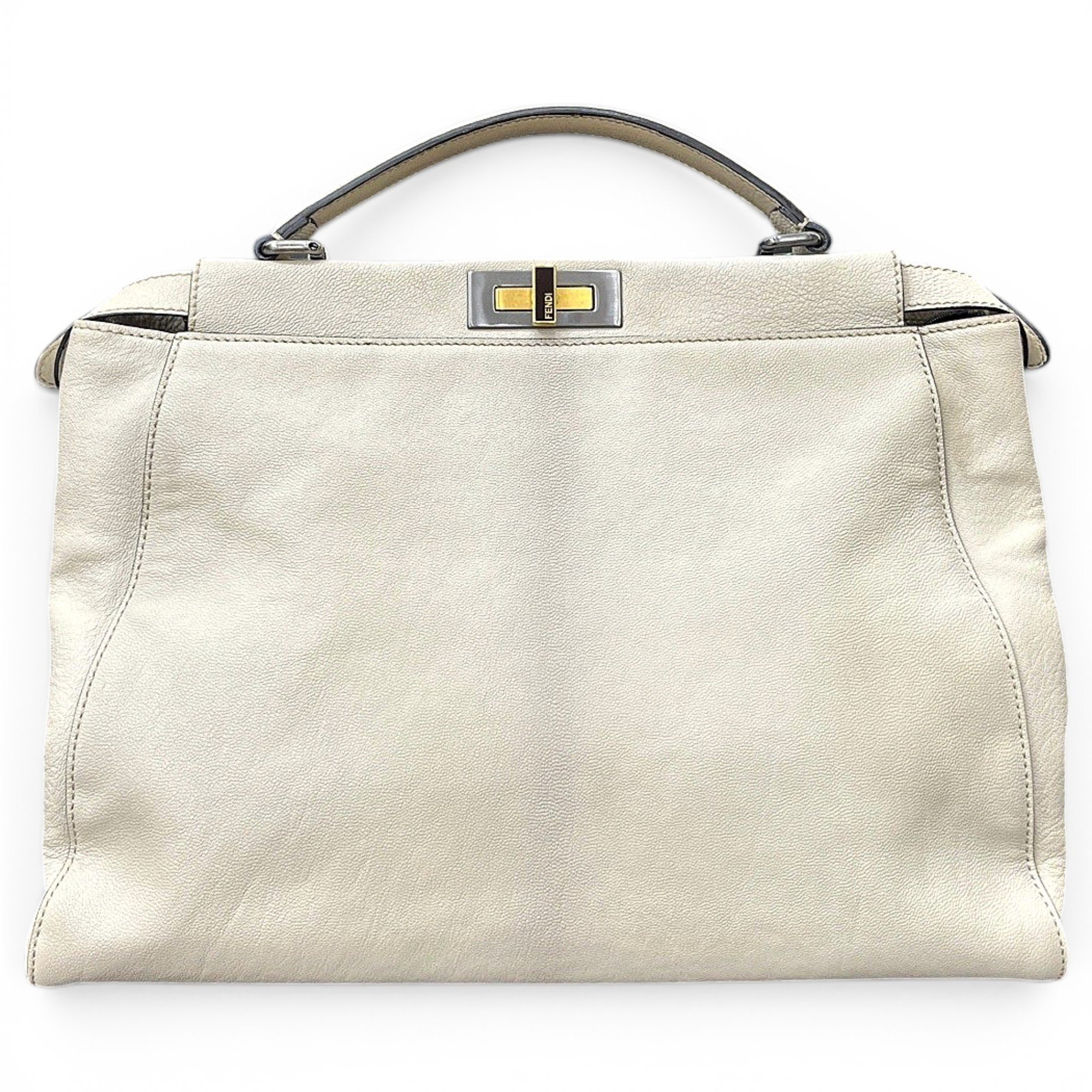 Peekaboo leather handbag