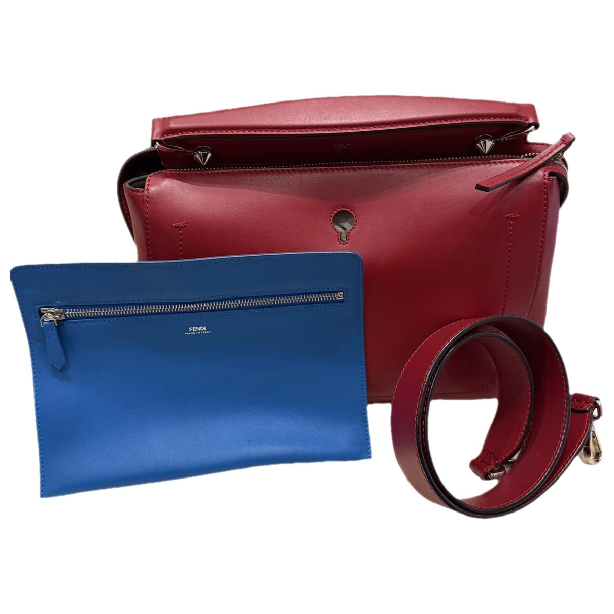 Dot Com leather handbag