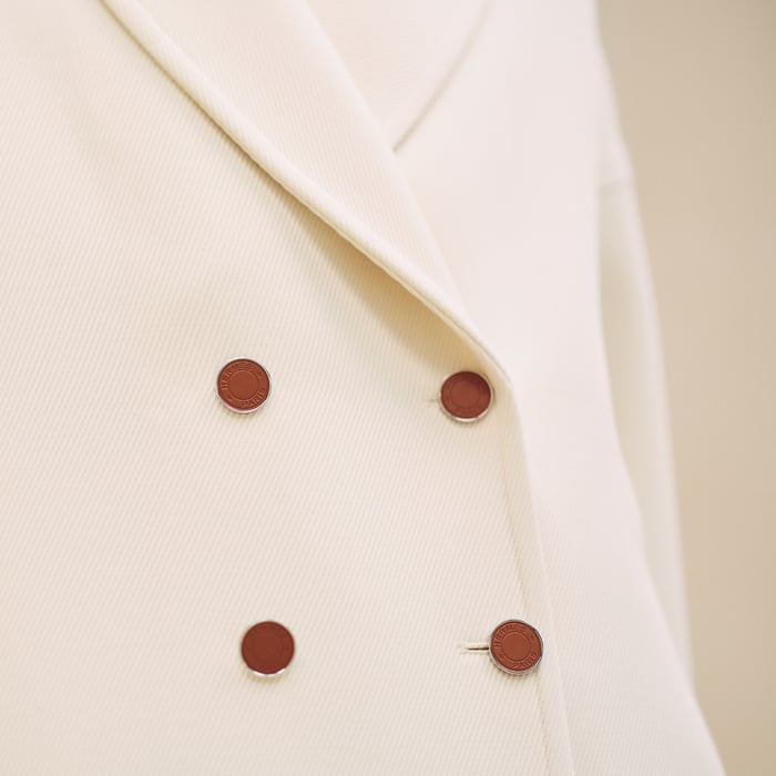 Blanc Naturel Pea Coat