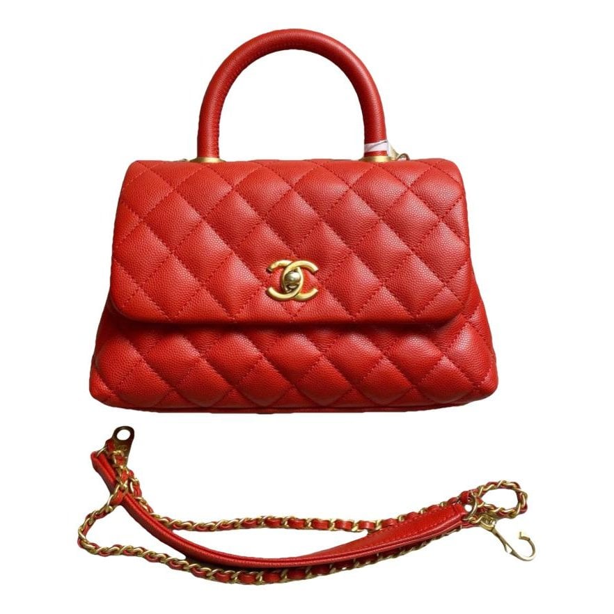 Coco Handle leather handbag