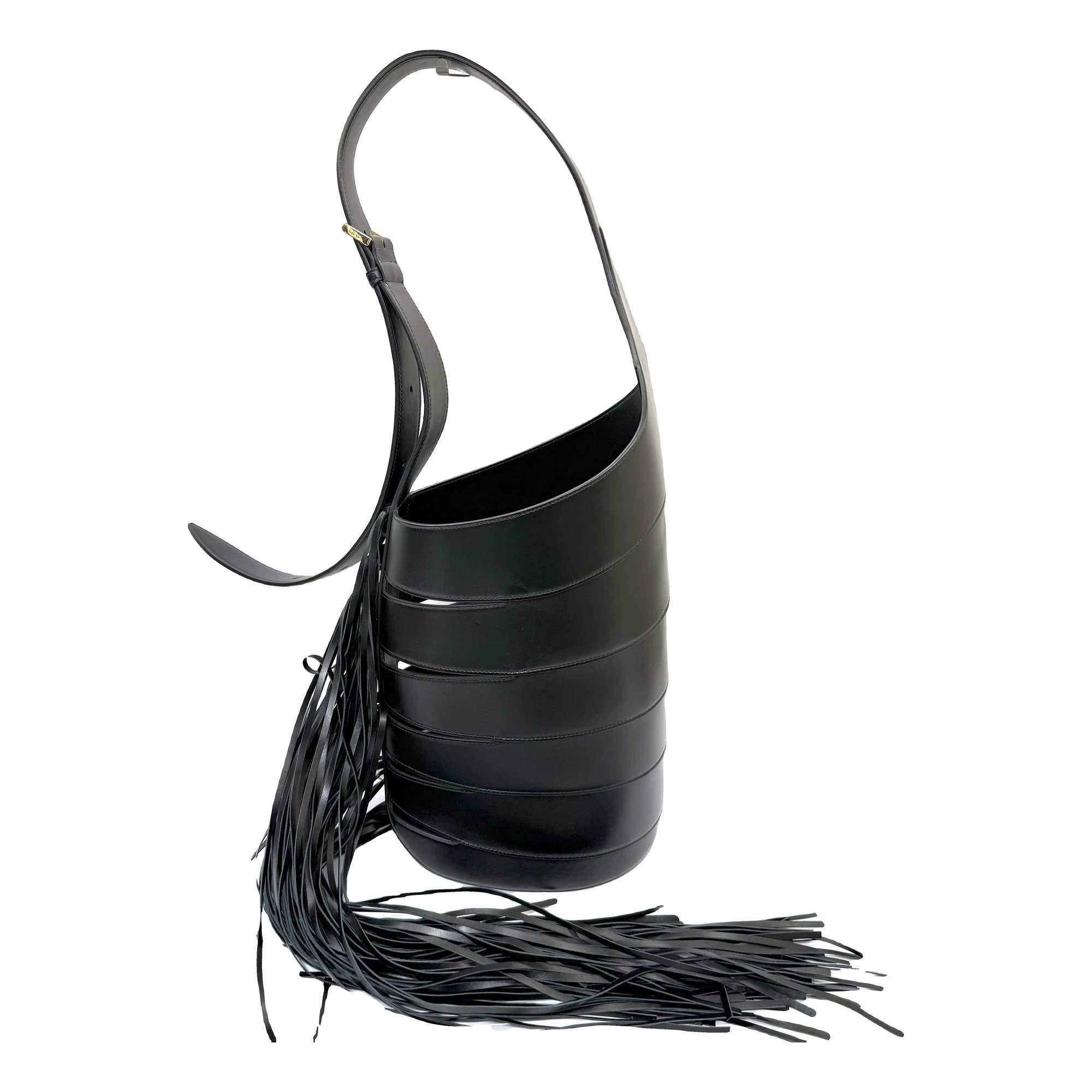 Le Bouledogue leather handbag