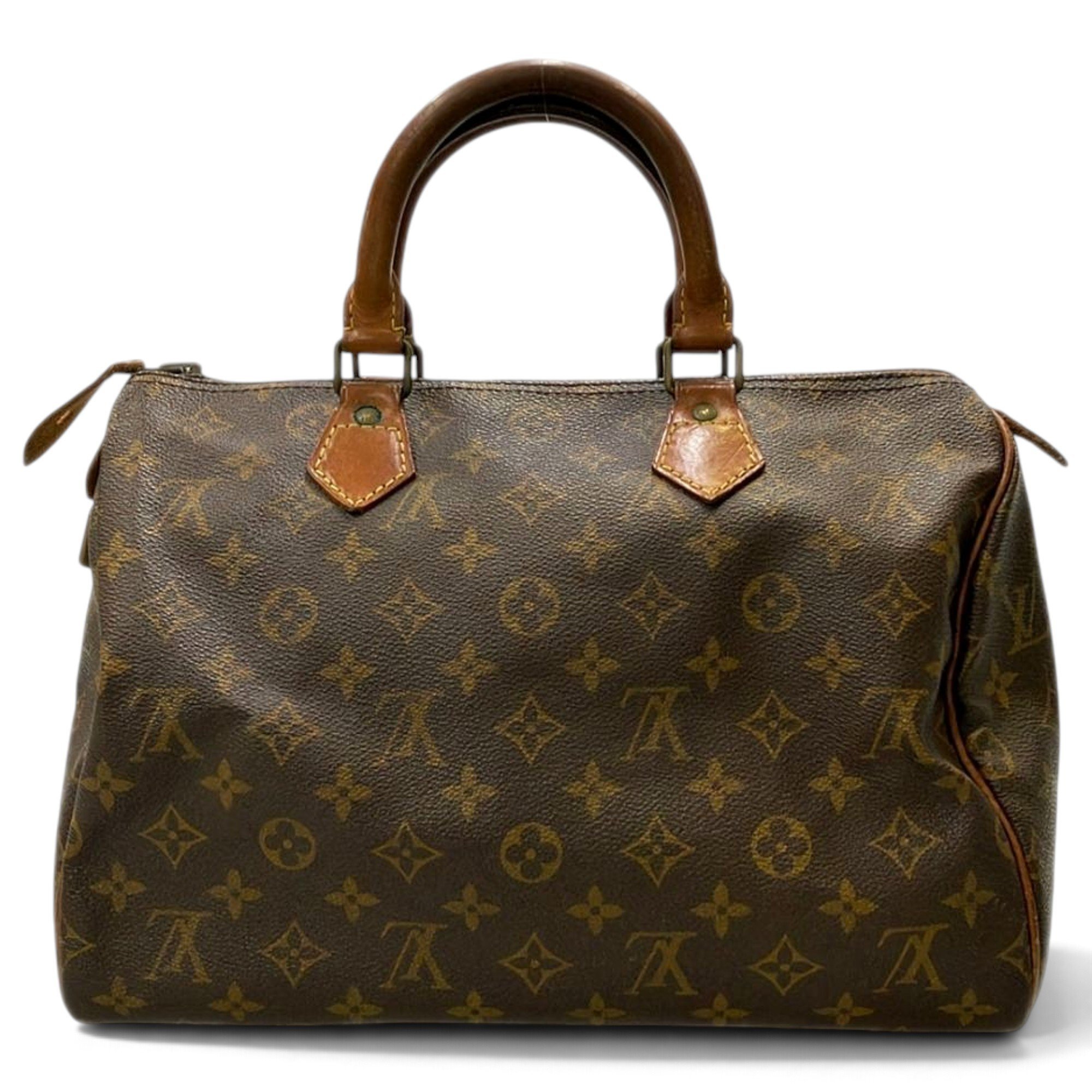 Speedy leather handbag