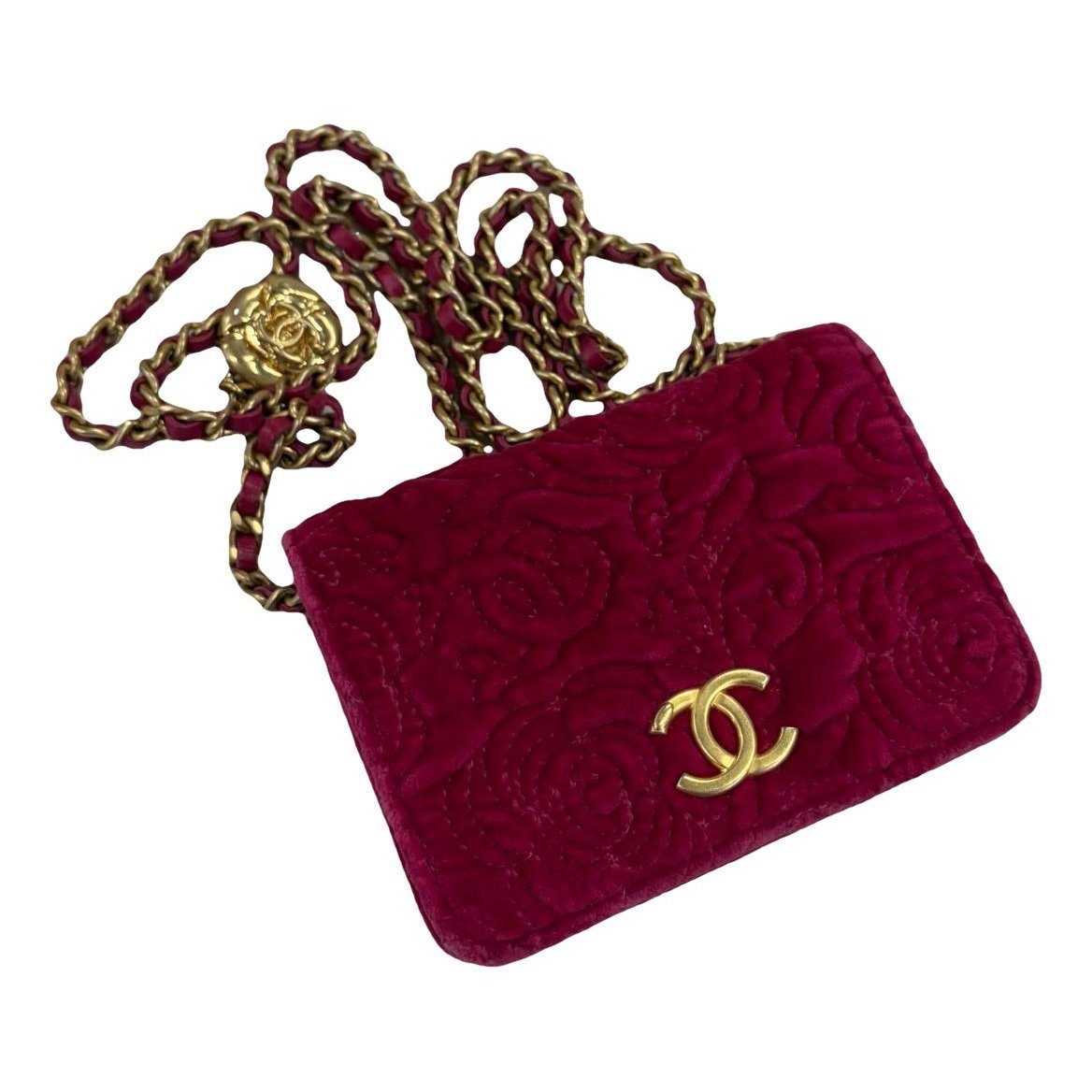 Velvet handbag