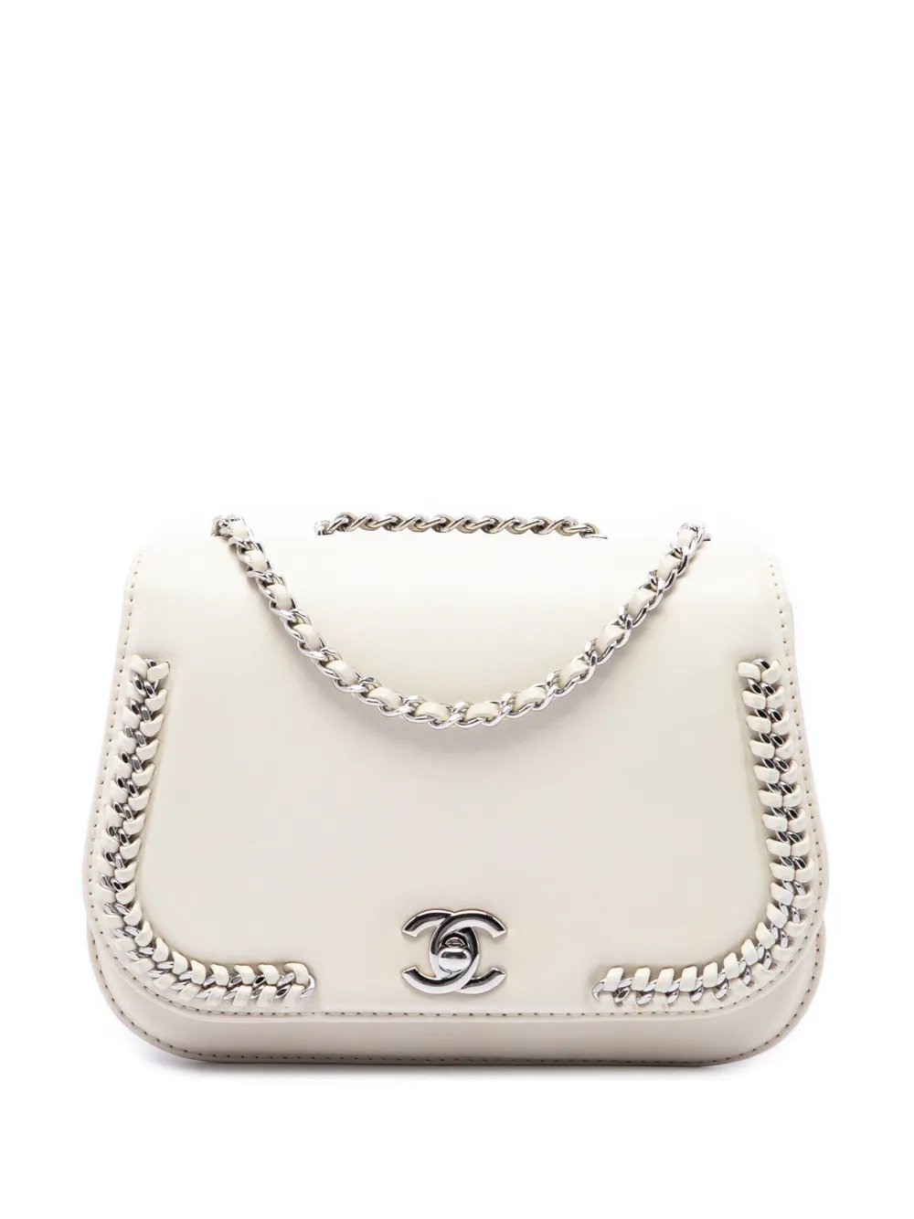 2016-2017 Small Calfskin Braided Chic Flap shoulder bag