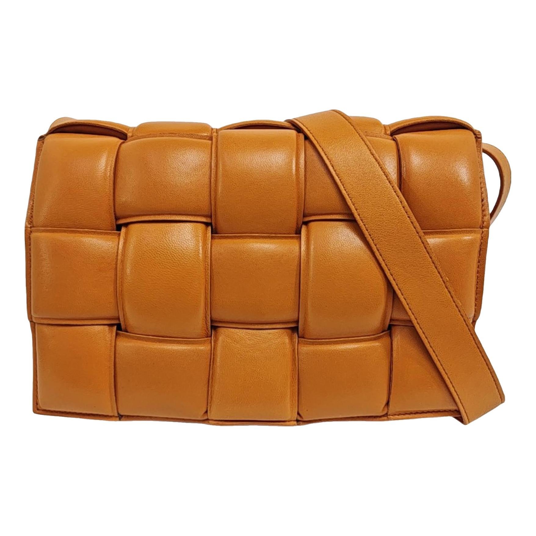 Cassette leather crossbody bag