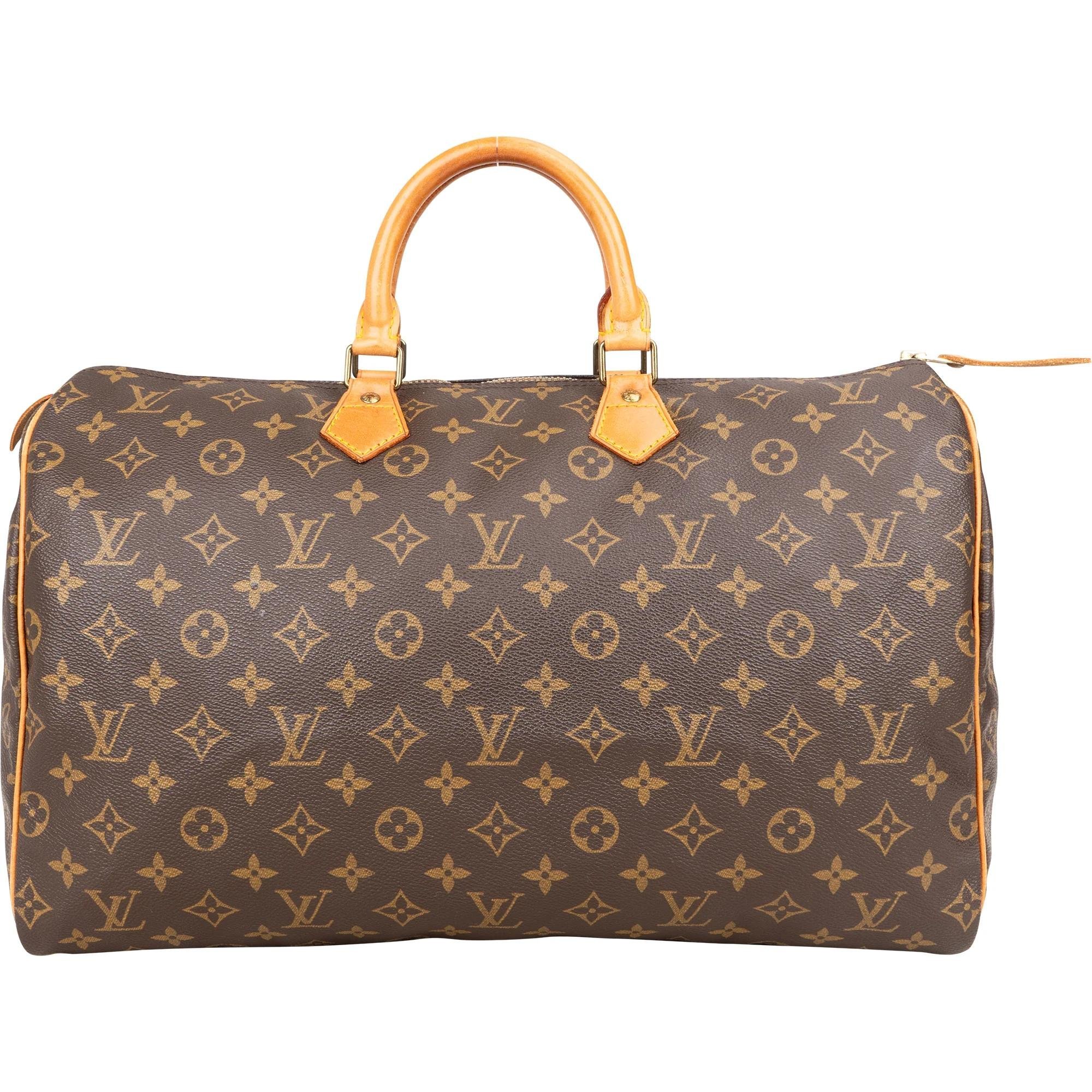 Speedy leather handbag