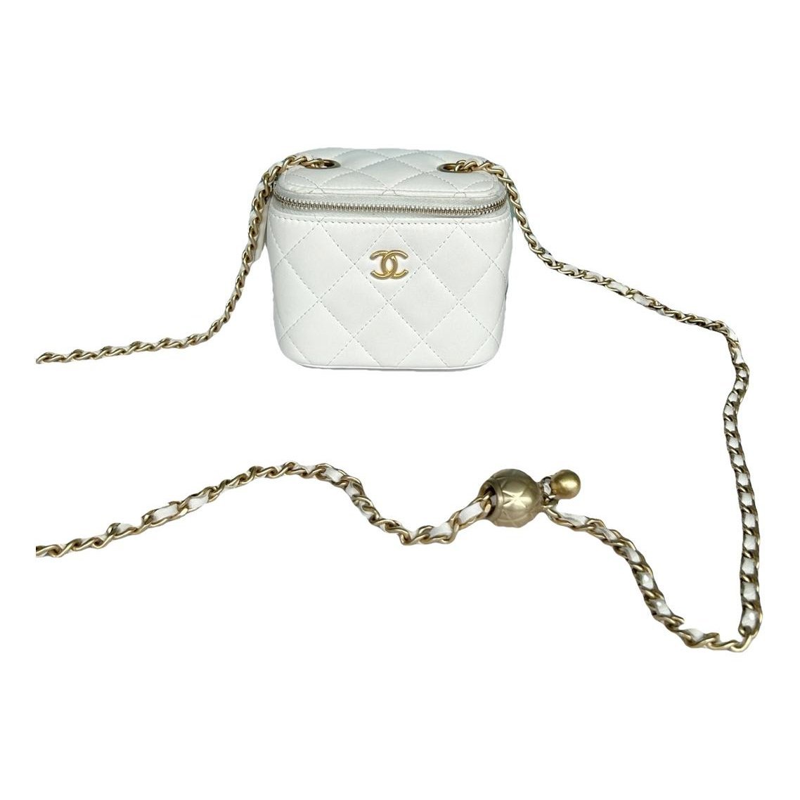 Trendy CC Vanity leather handbag