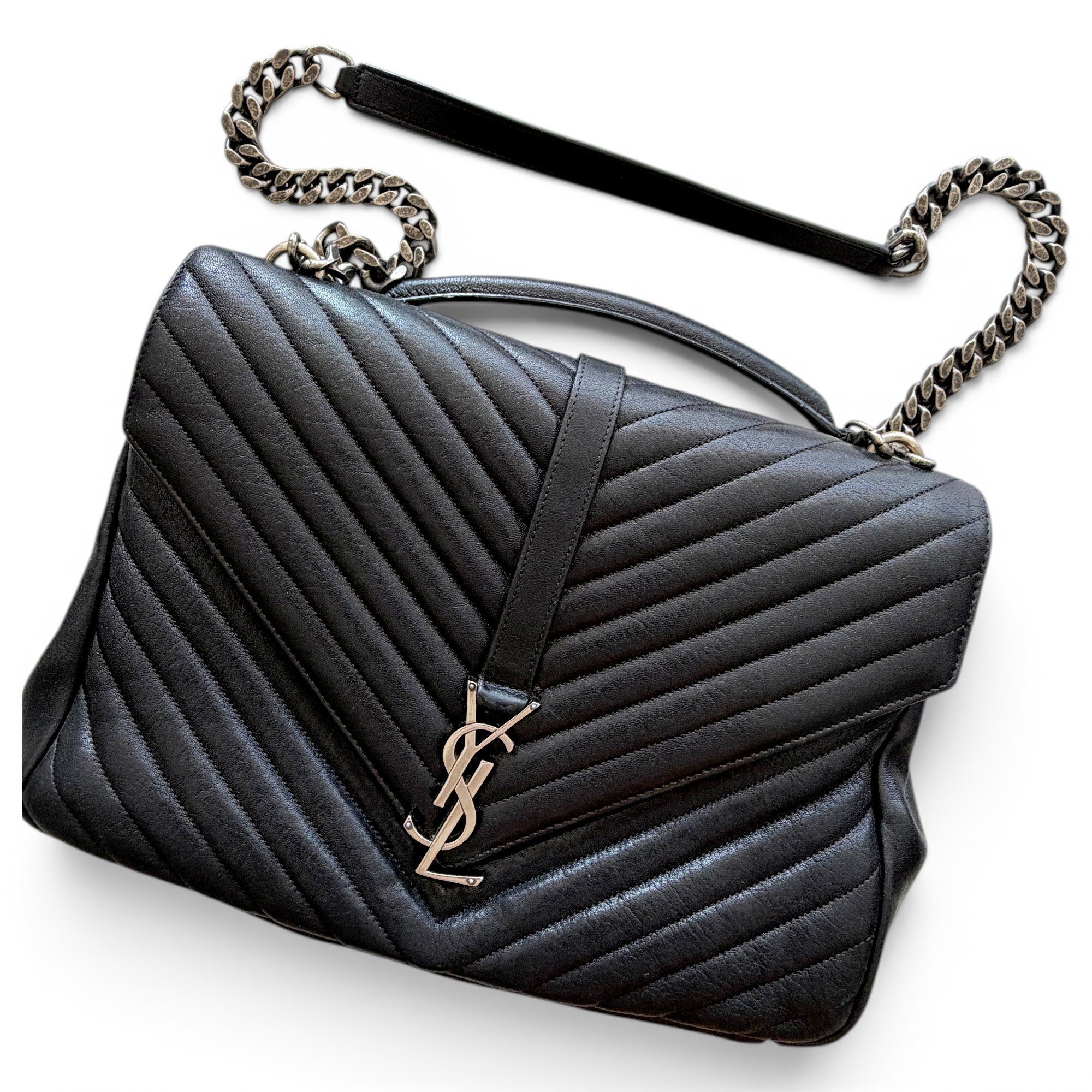 Leather handbag