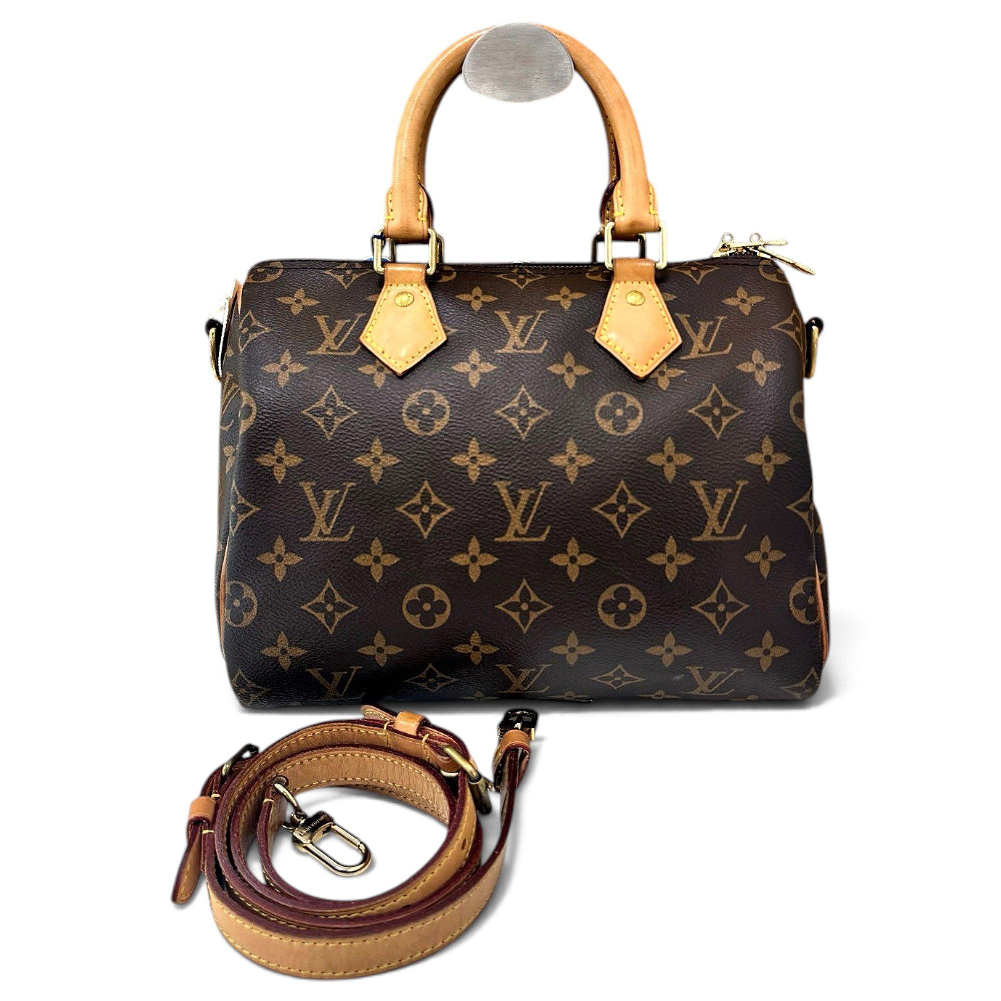 Speedy leather handbag