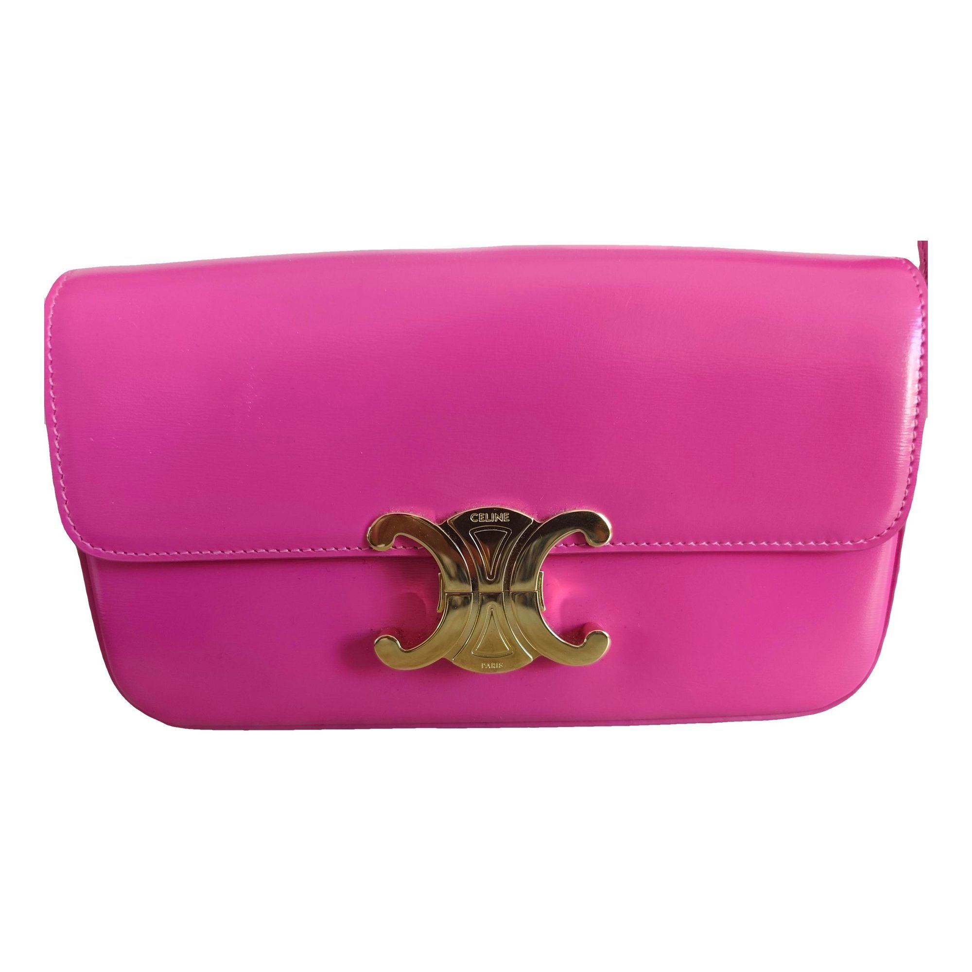 Triomphe leather handbag