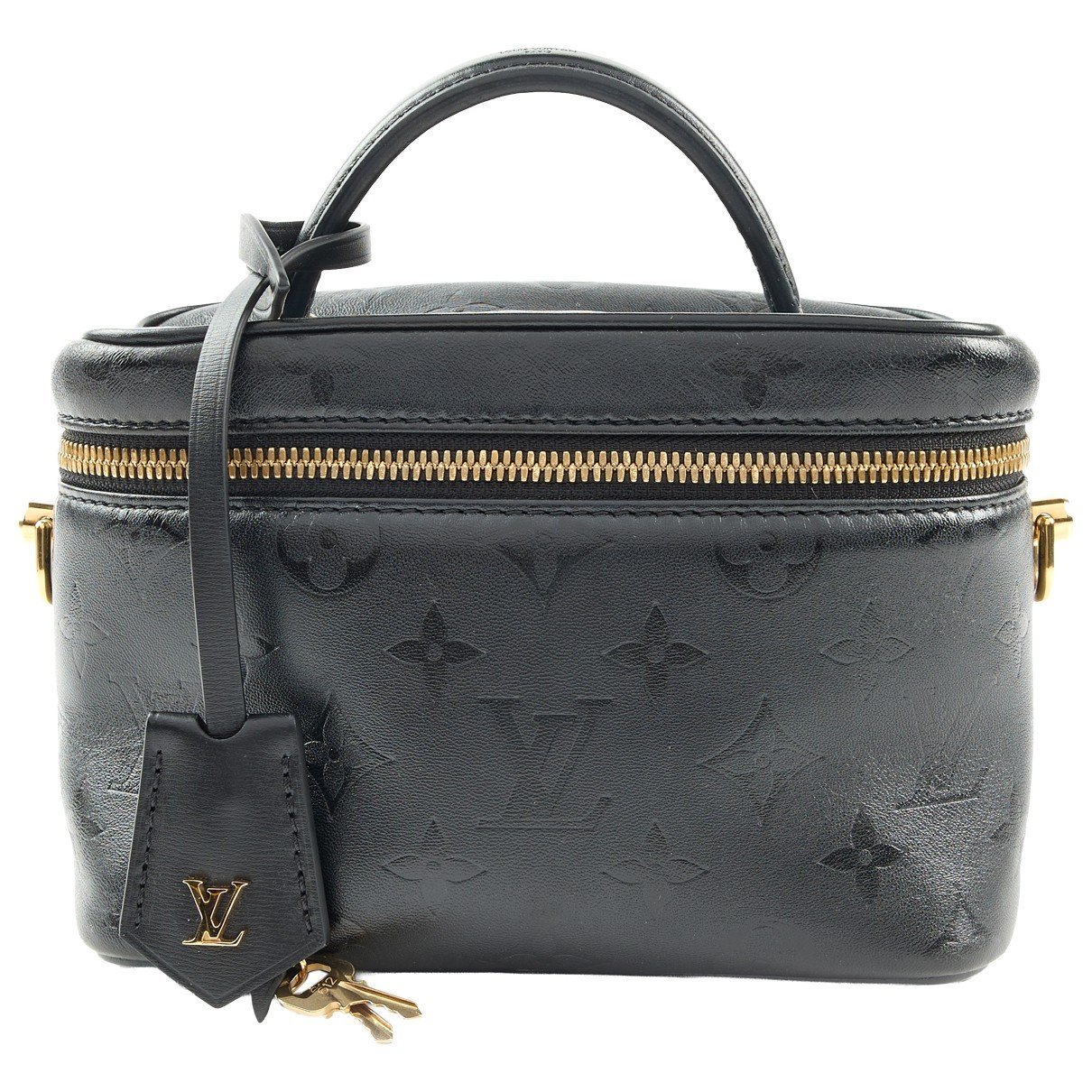 Vanity leather handbag