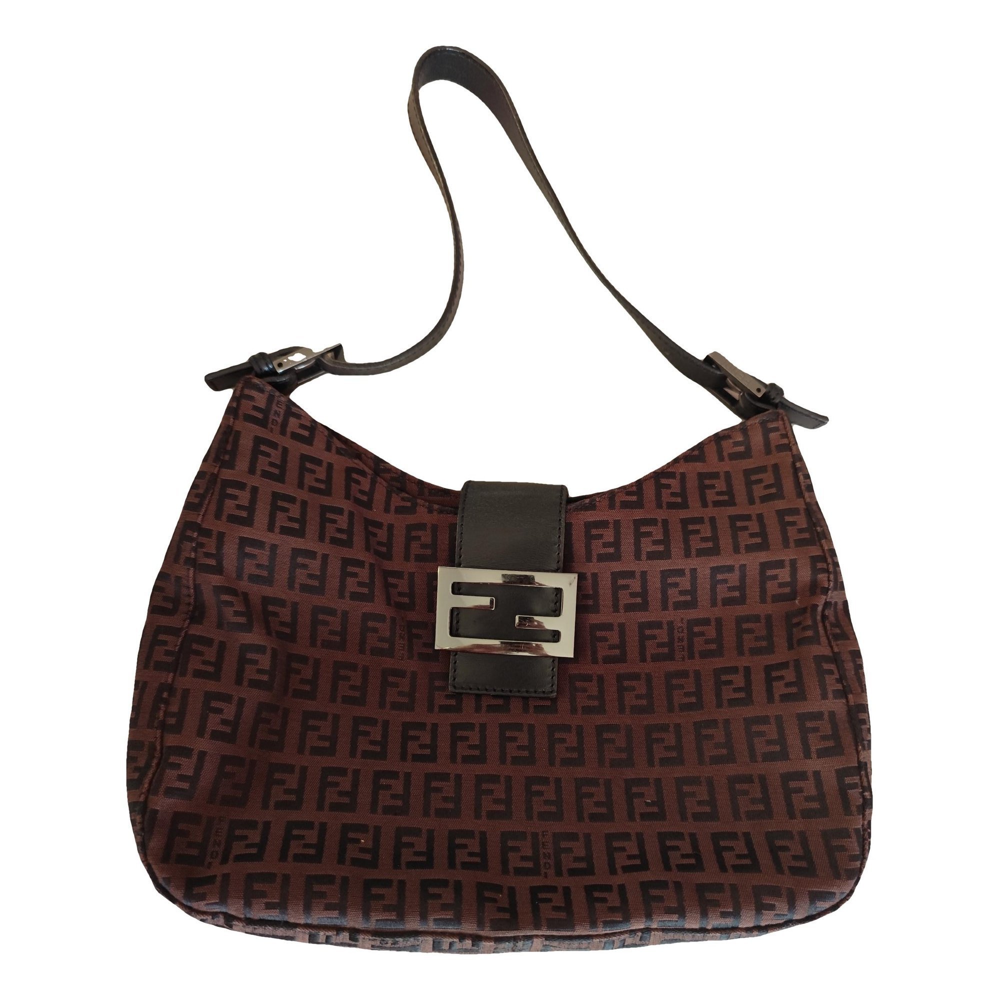 Croissant Vintage cloth handbag