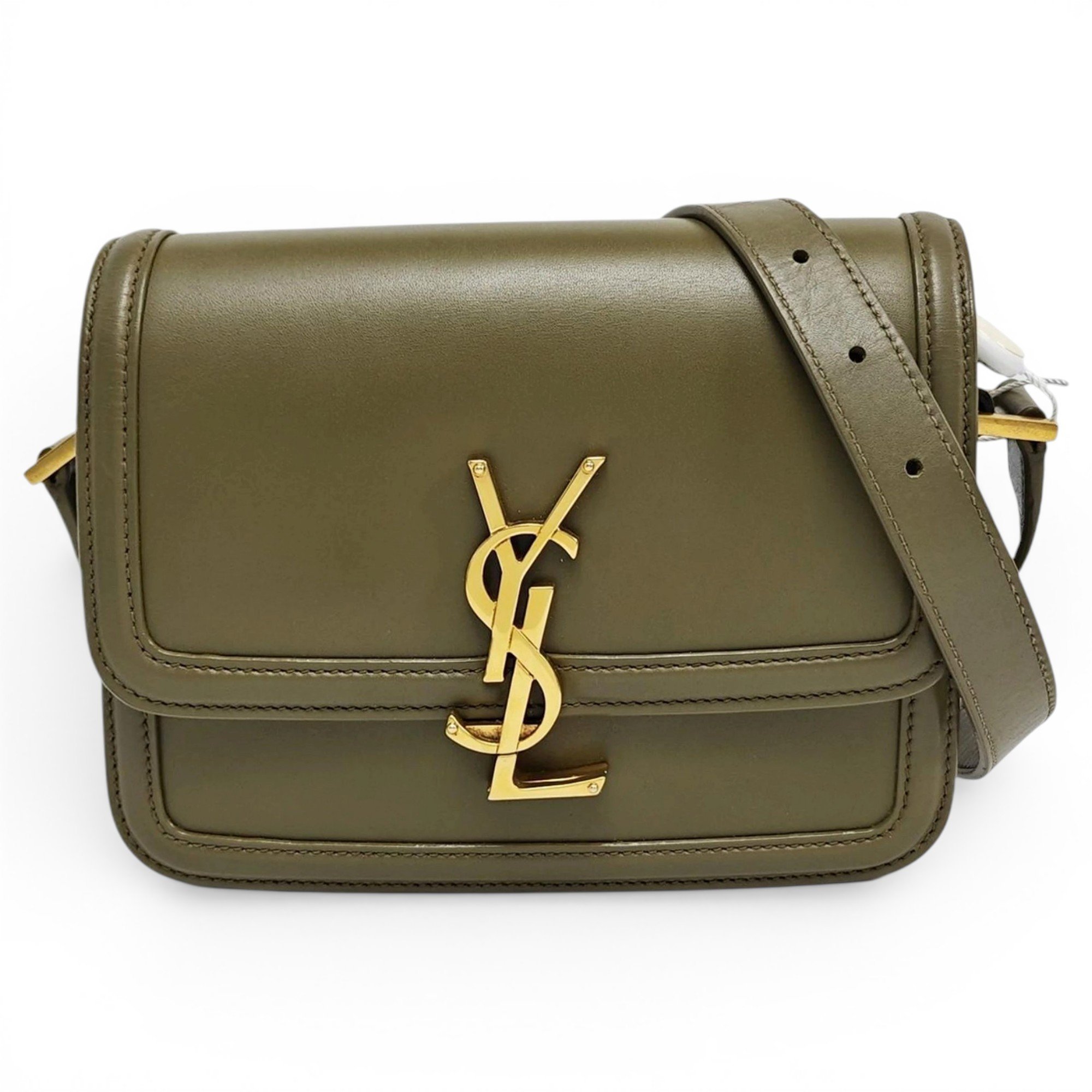 Solférino leather handbag