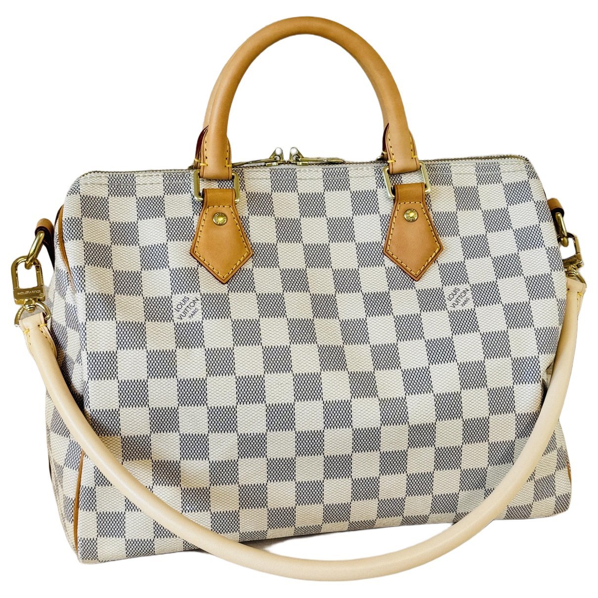 Speedy Bandoulière linen handbag