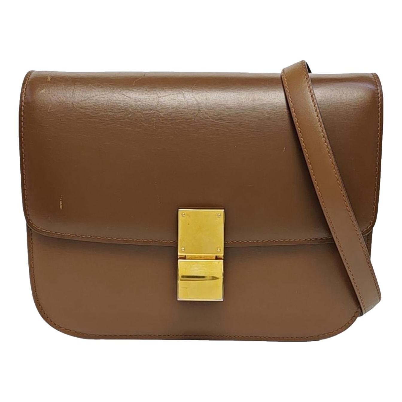 Classic leather handbag