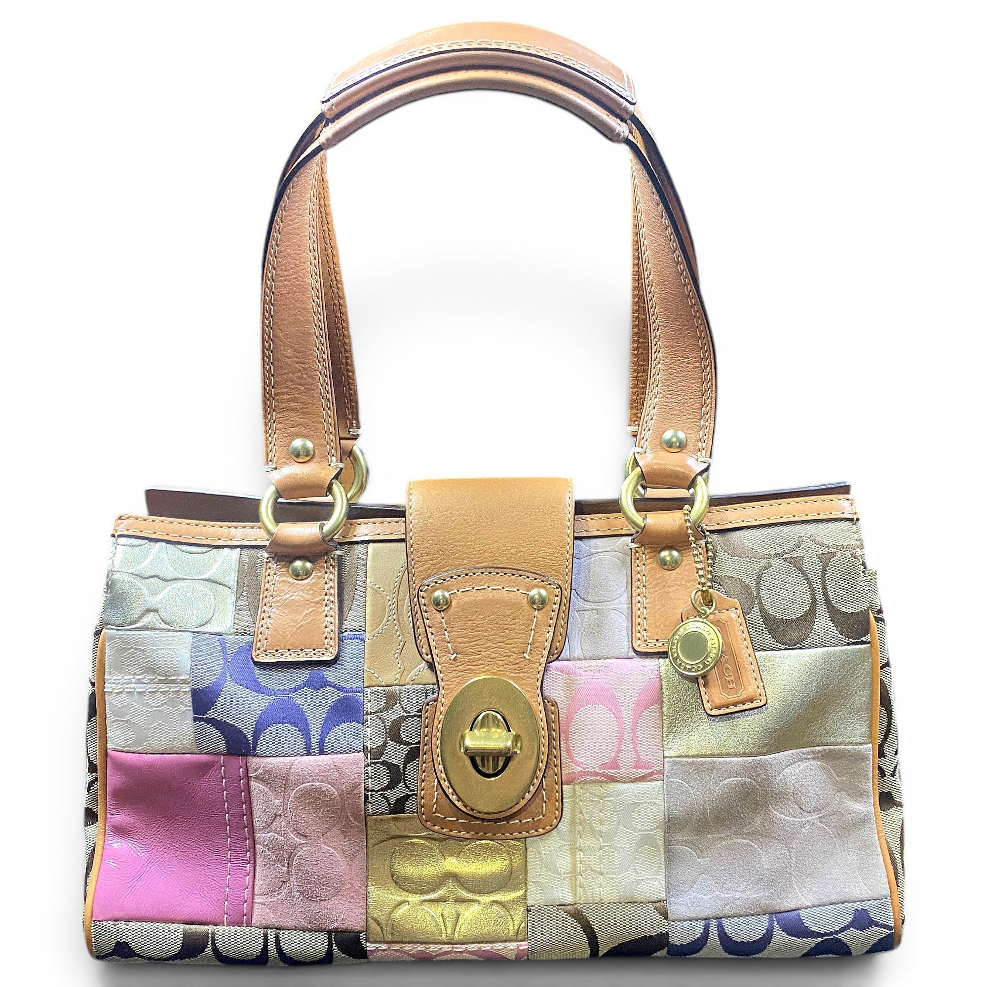 Leather clutch bag