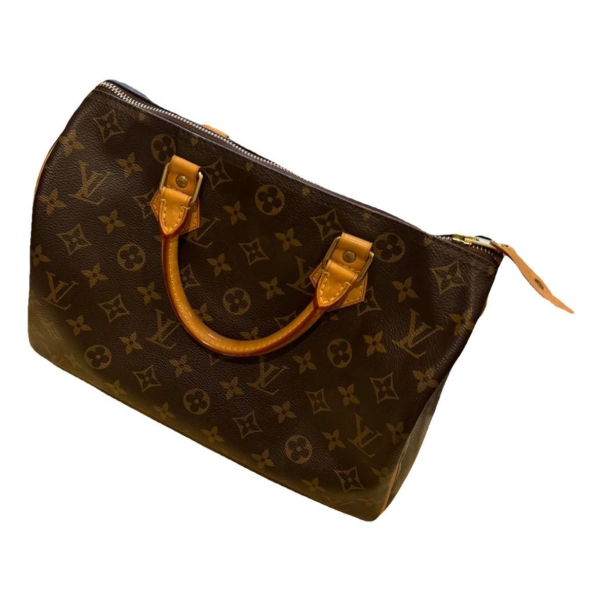 Speedy leather handbag