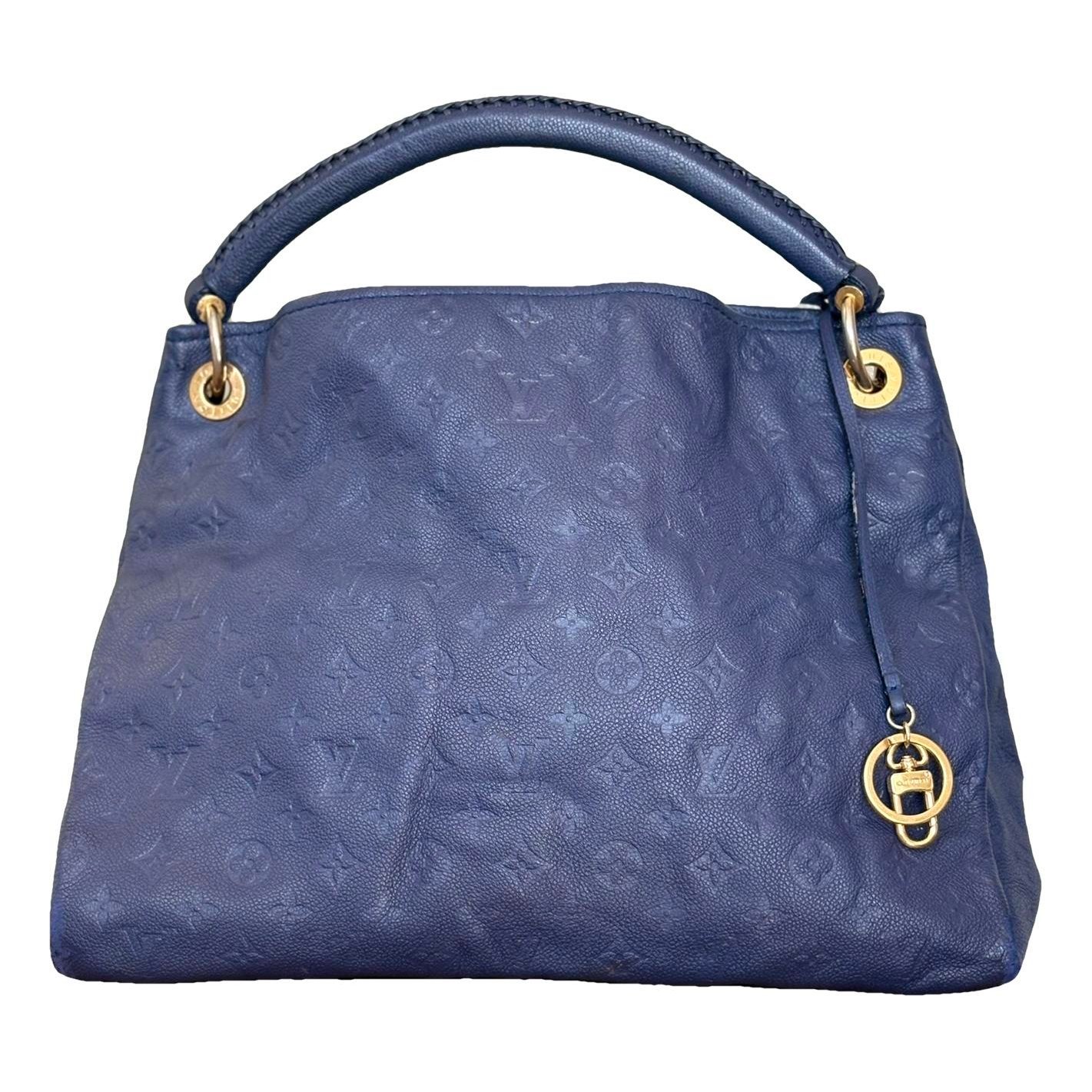 Artsy leather handbag