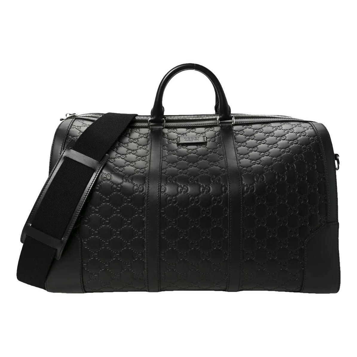Leather travel bag