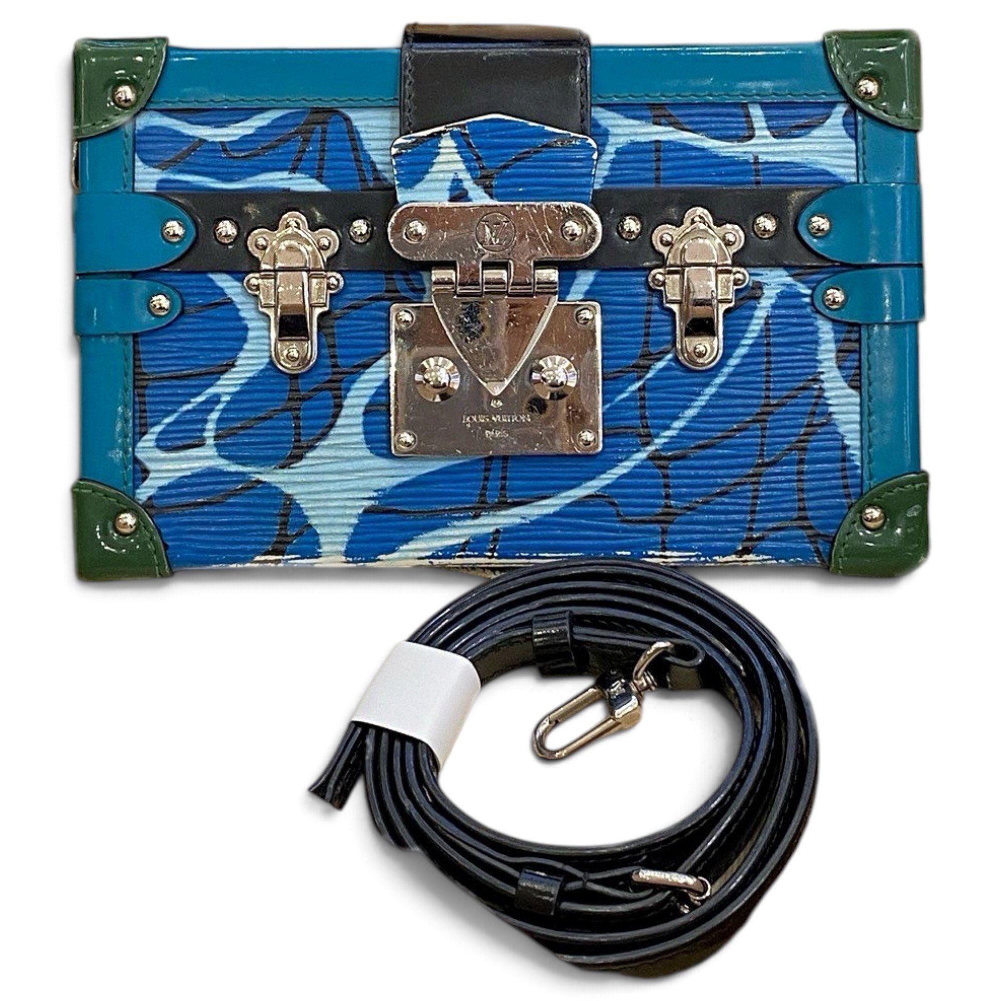 Pochette Trunk leather handbag