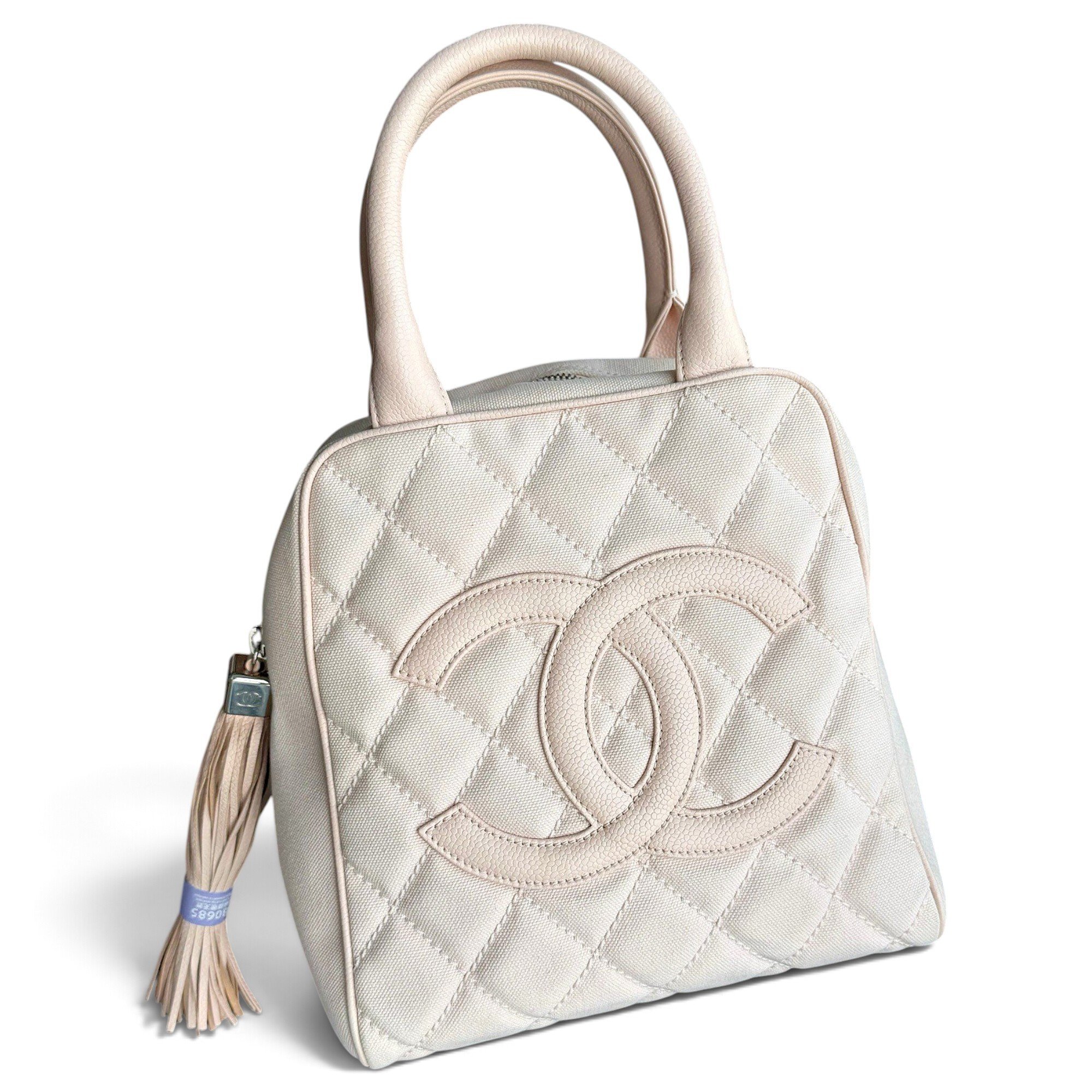 Chanel Leather bowling bag