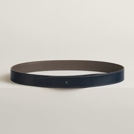 Reversible leather strap 32 mm