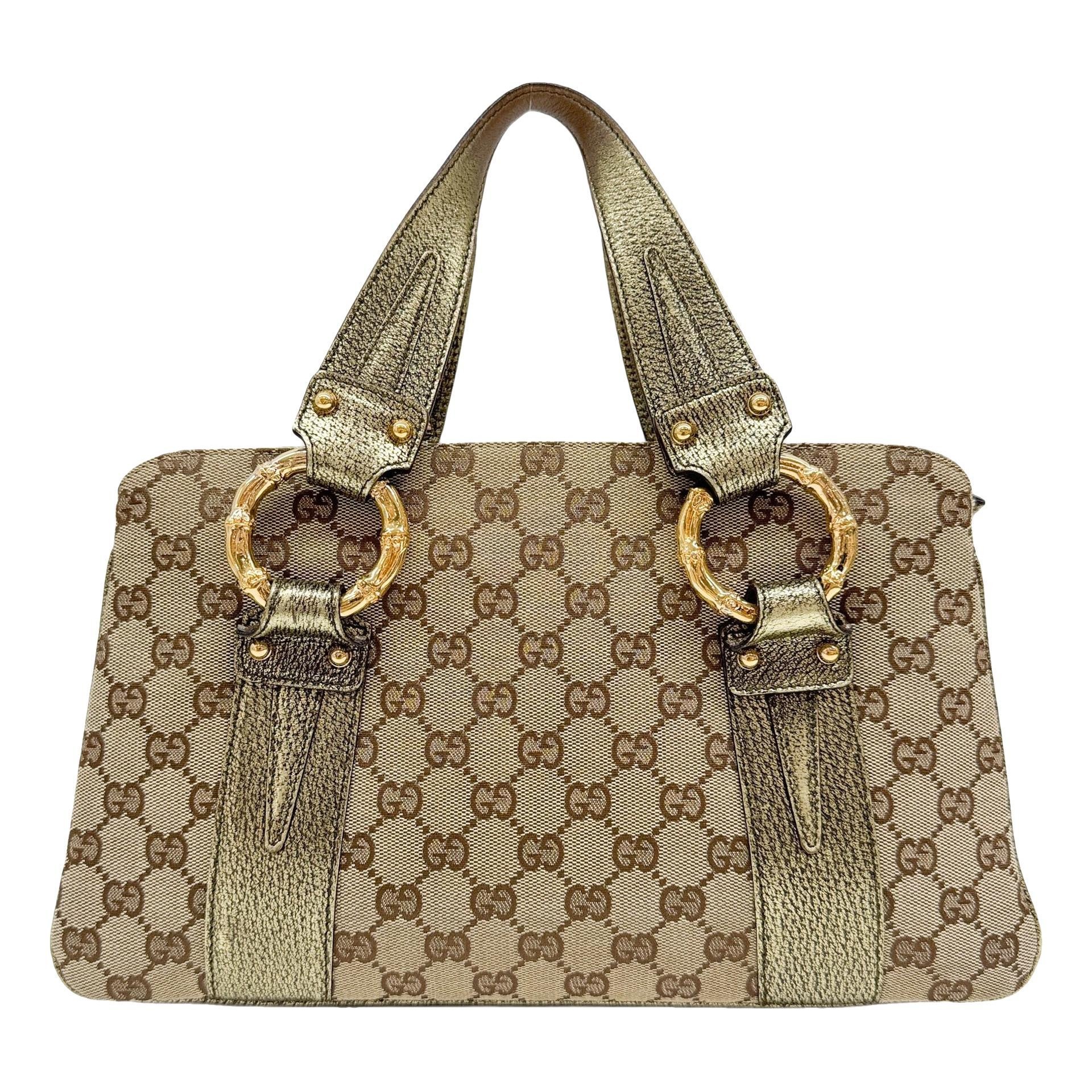 Bamboo Ring cloth handbag