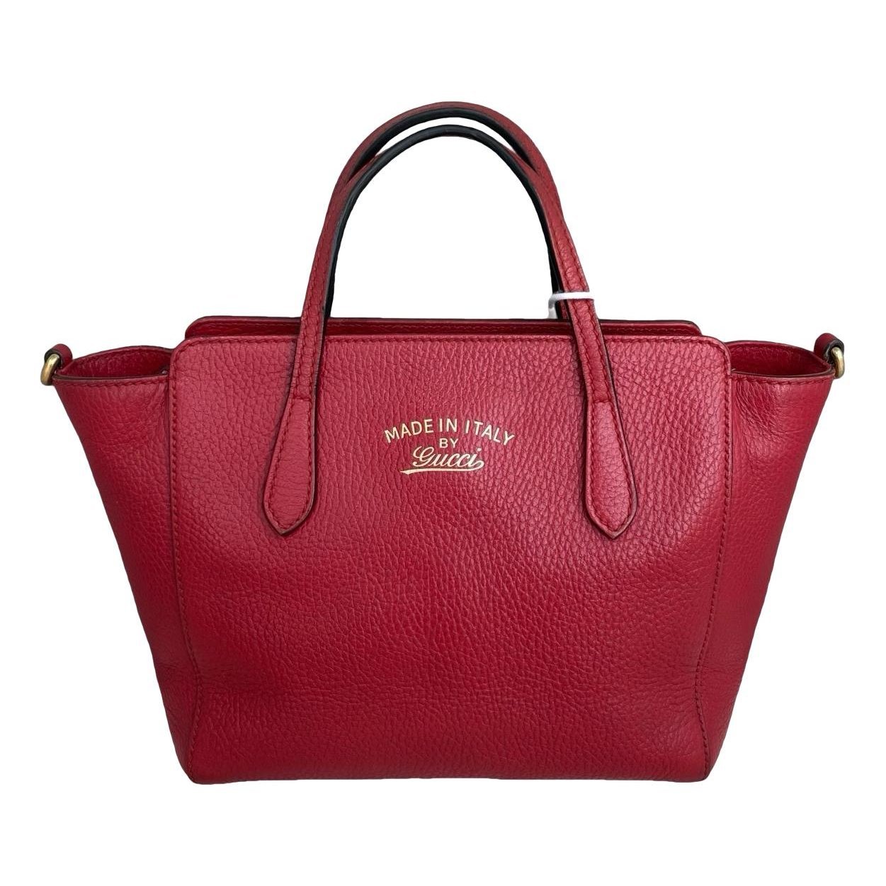 Swing leather handbag