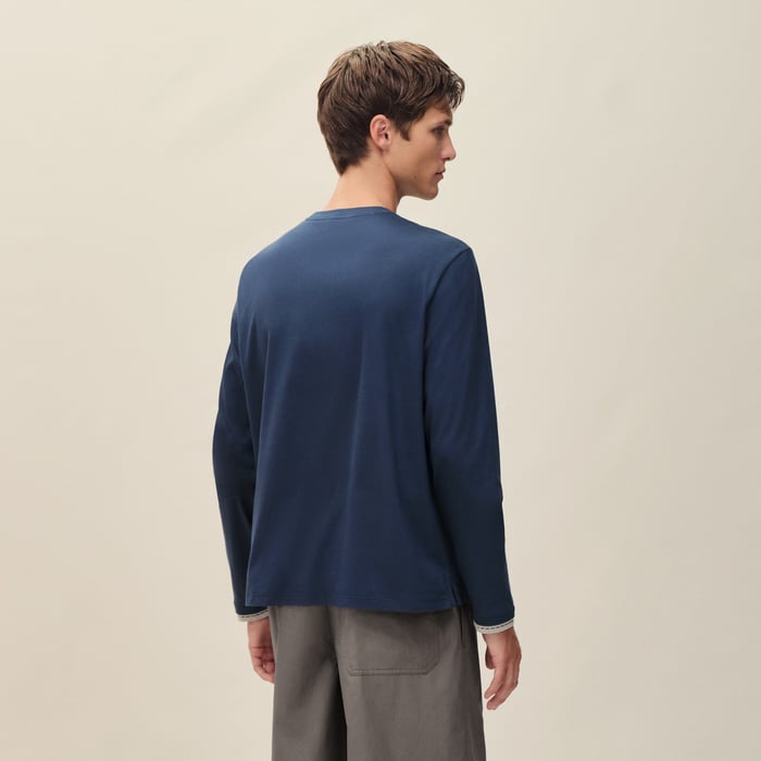 Indigo "Sellier" T-shirt