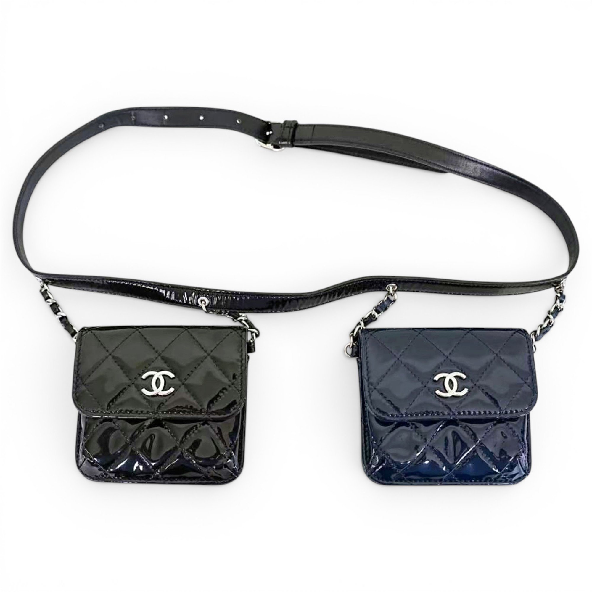 Patent leather bag