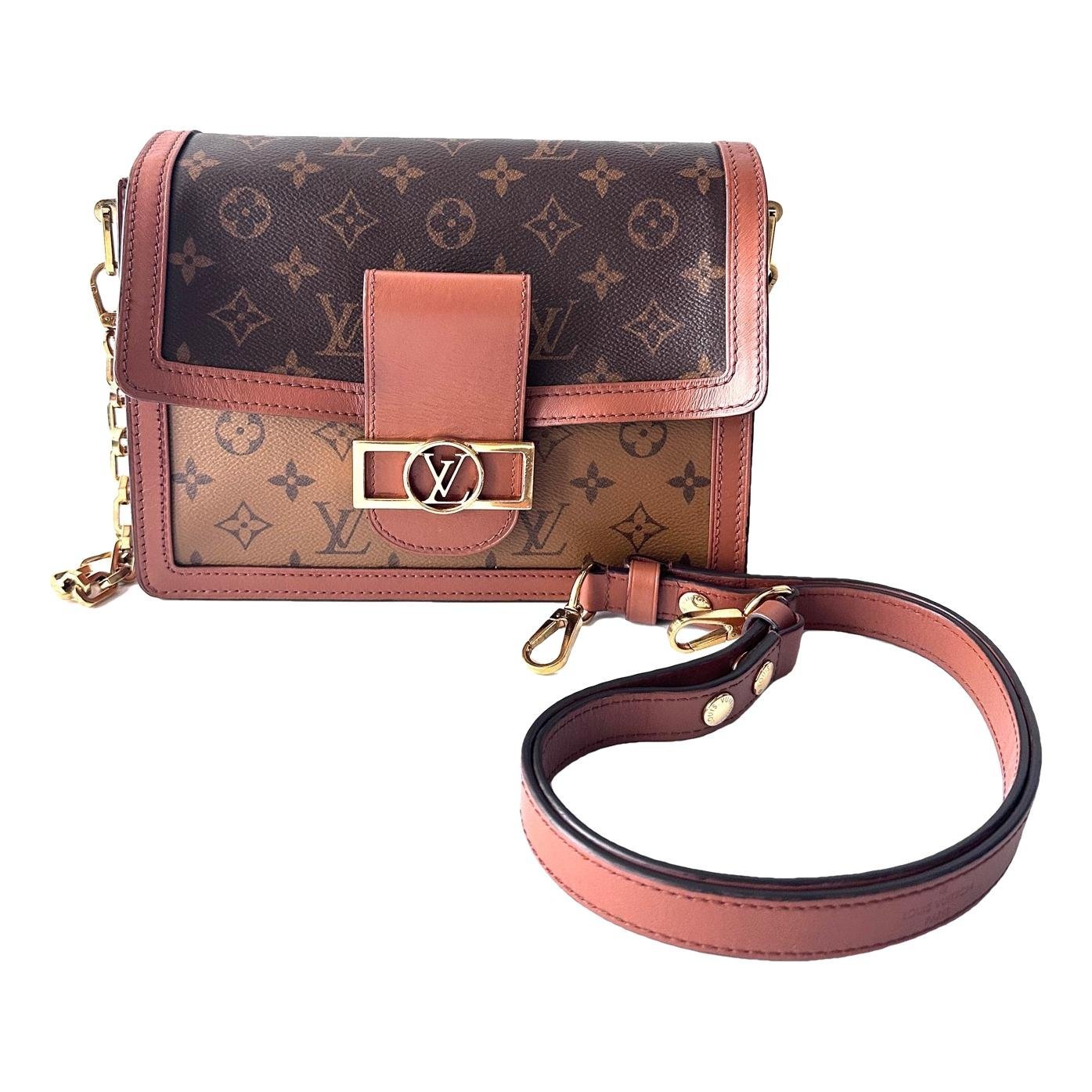 Dauphine leather handbag