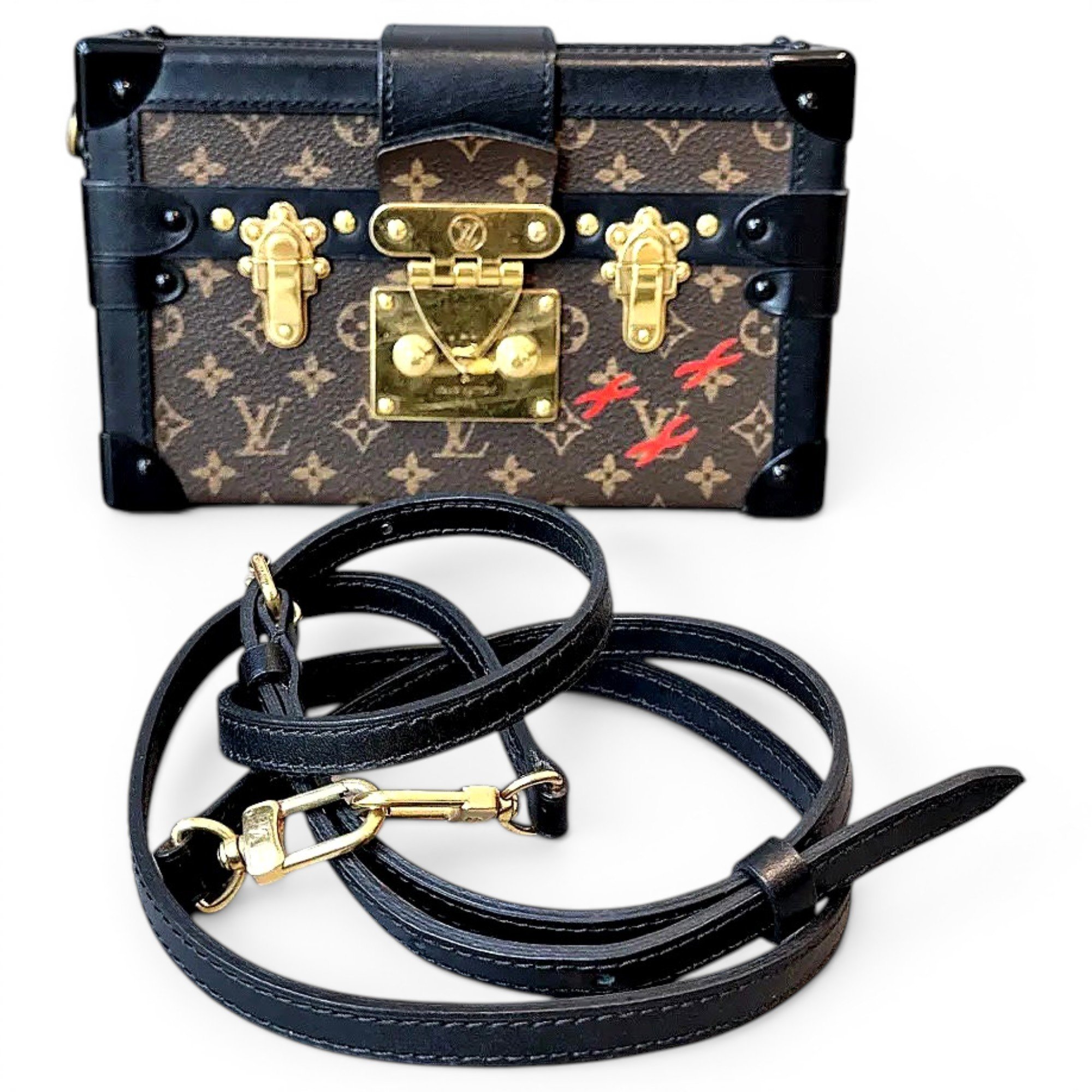 Petite Malle vinyl handbag