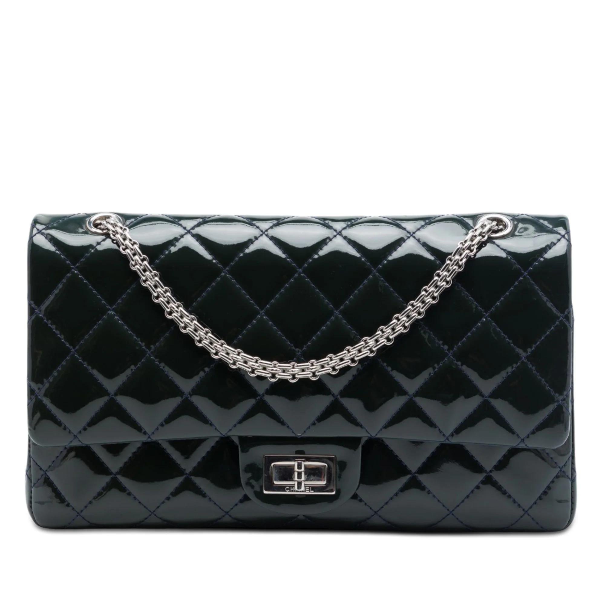 2.55 patent leather handbag