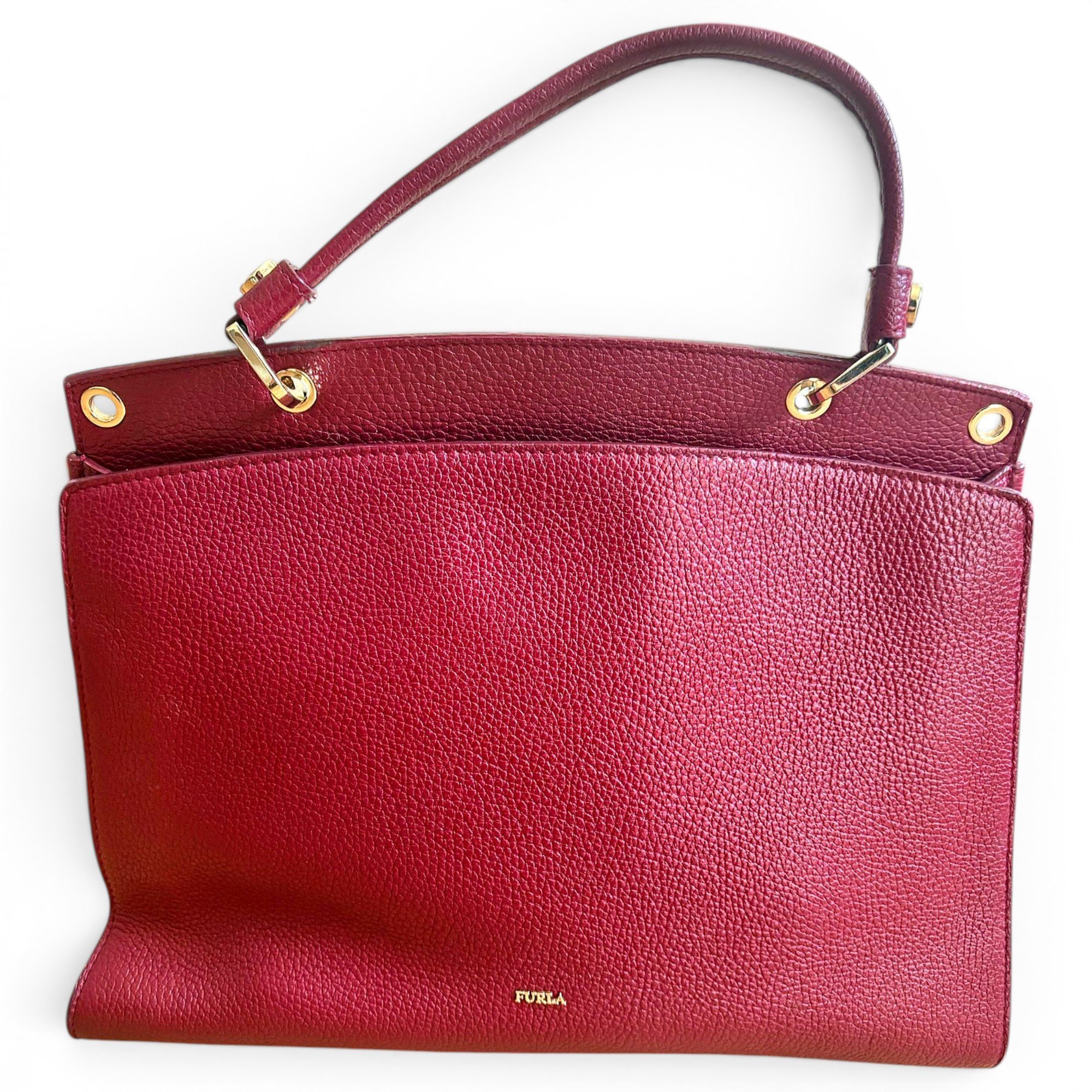 Leather handbag