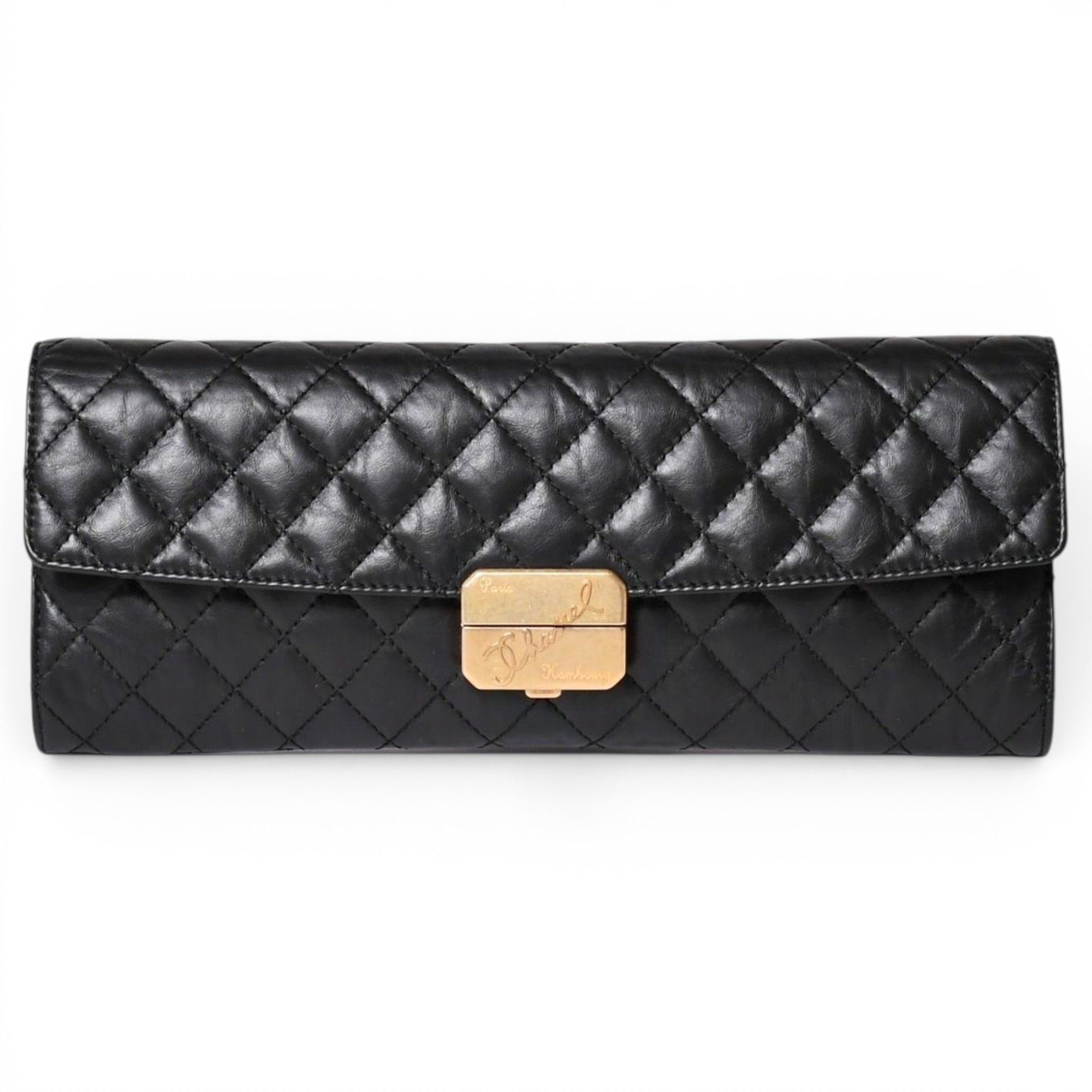 Pony-style calfskin clutch bag