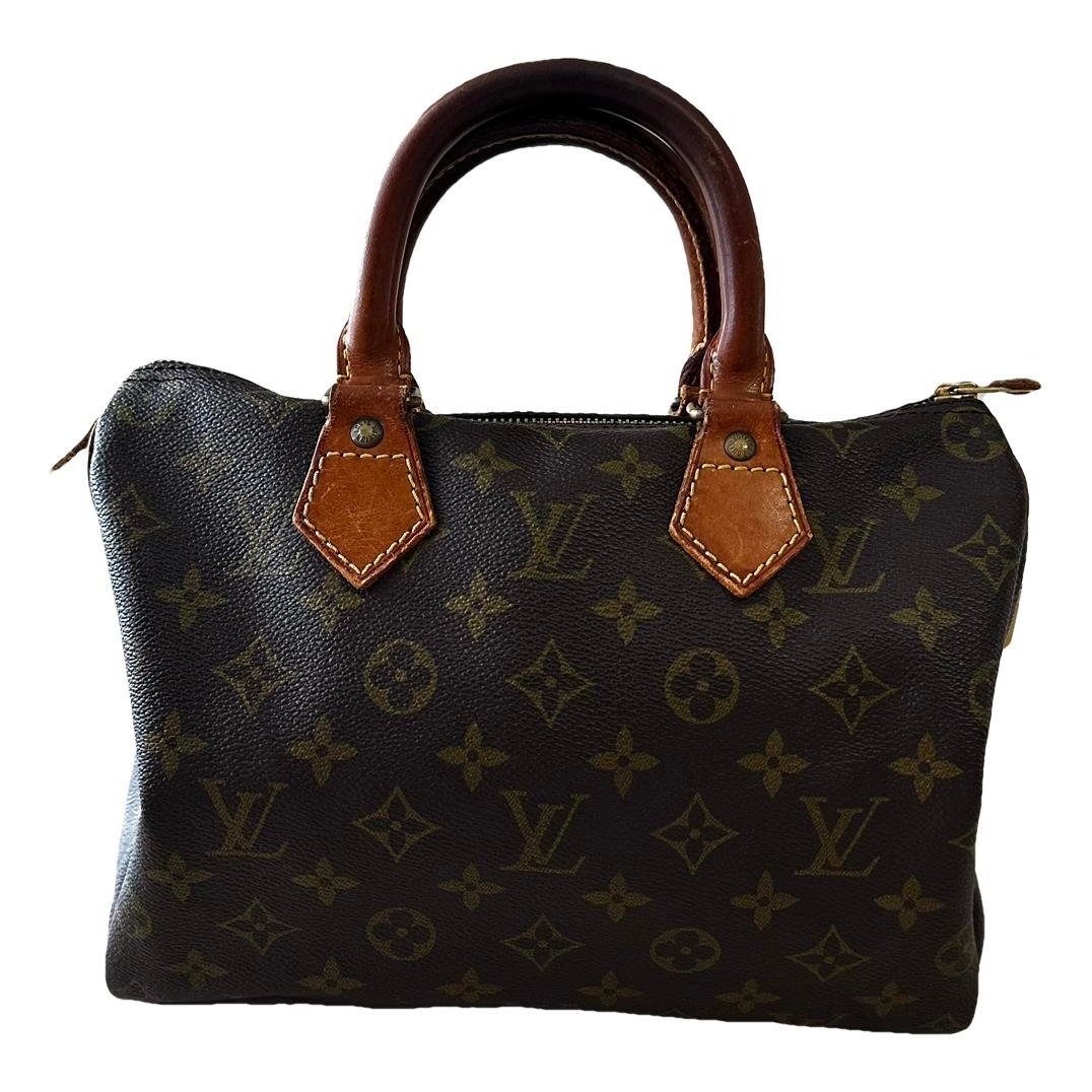 Speedy leather handbag