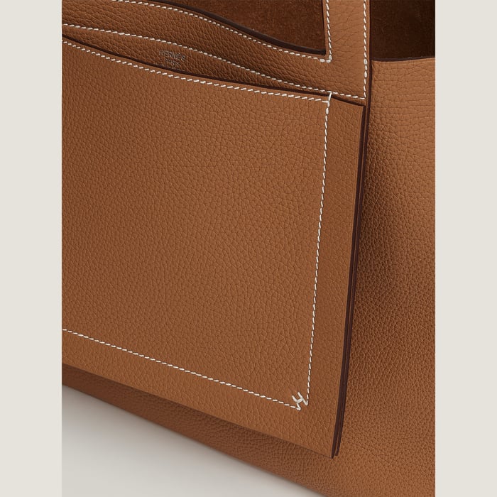 金色 Hermès Cabasellier 31手提包